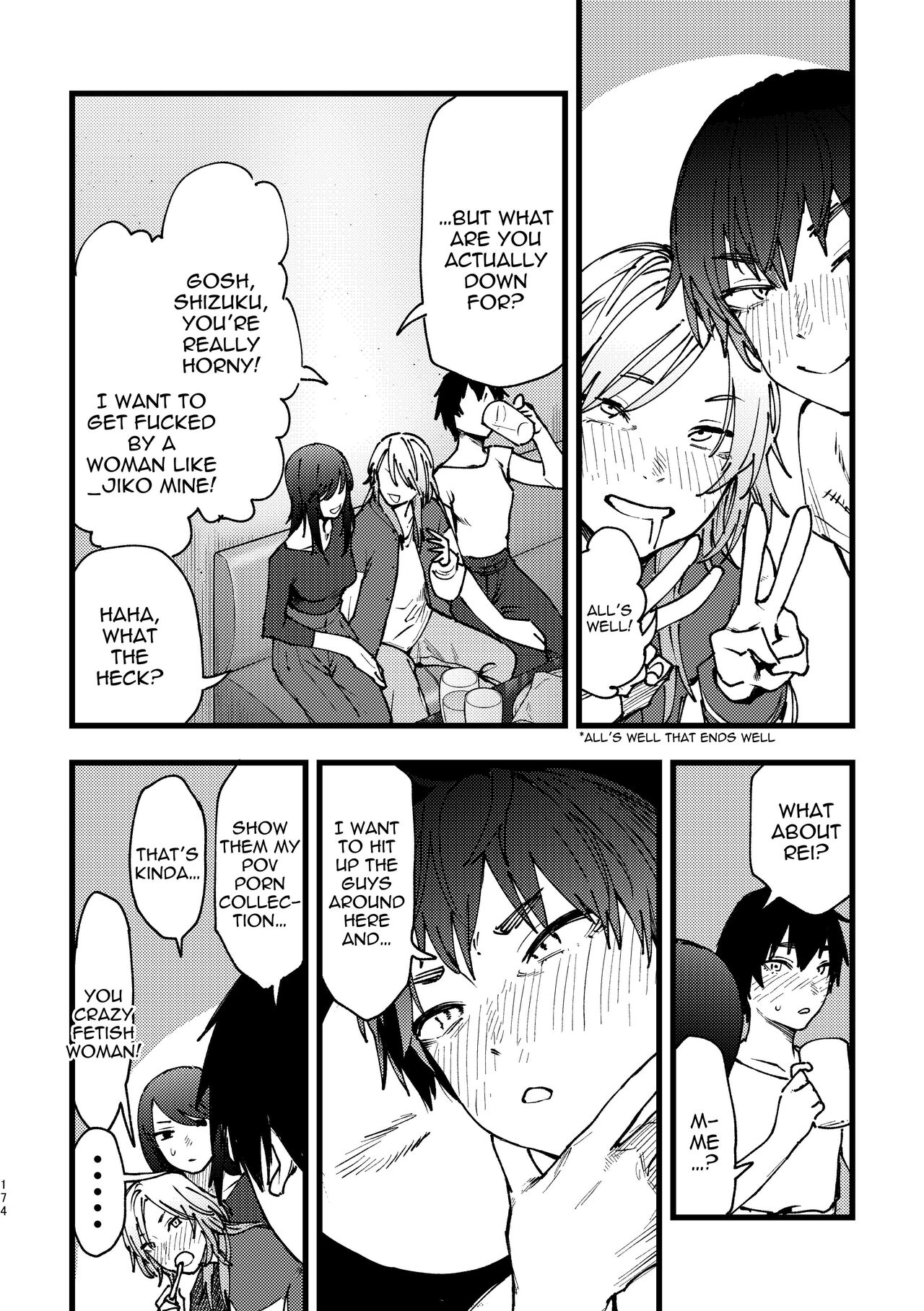 3P Yuri Ecchi Anthology - Page 175