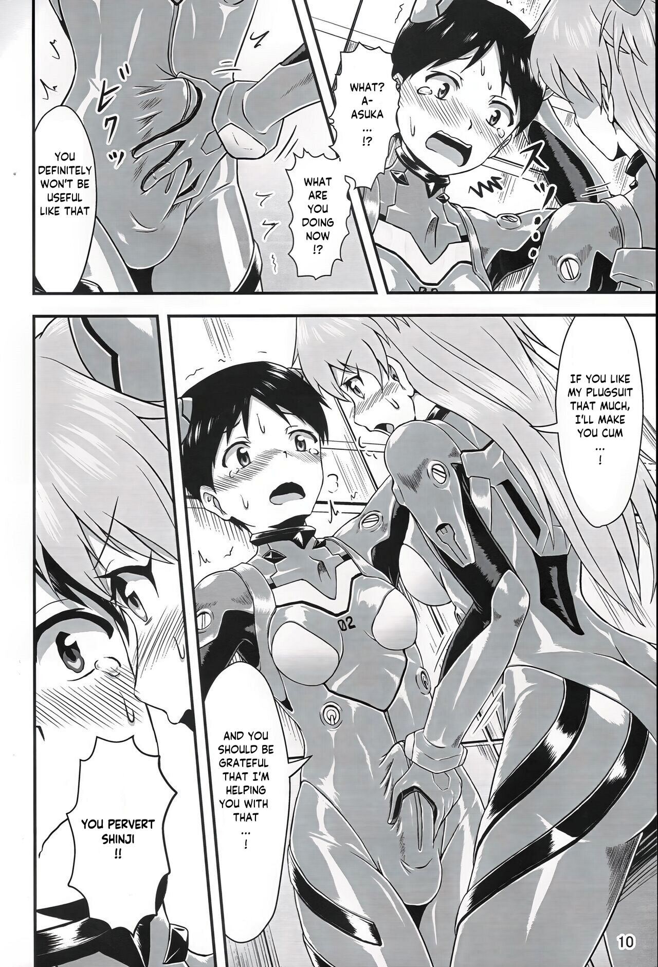 Plugsuit Josou ja Nai to...! RED | Is that plugsuit cross-dressing...!? - Page 9
