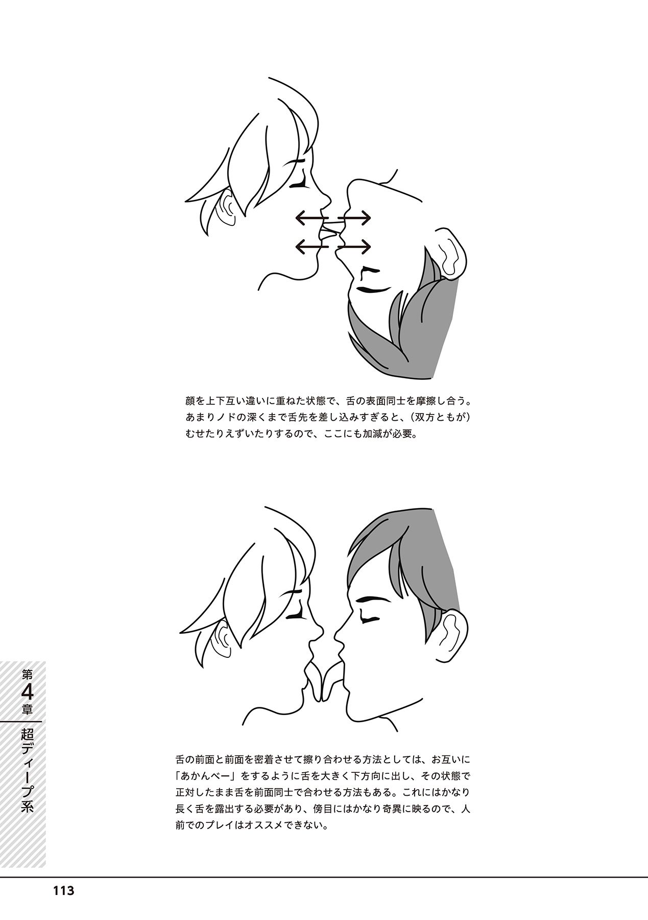 唇と舌の性感開発・キス完全マニュアル イラスト版……とろキス - Page 115