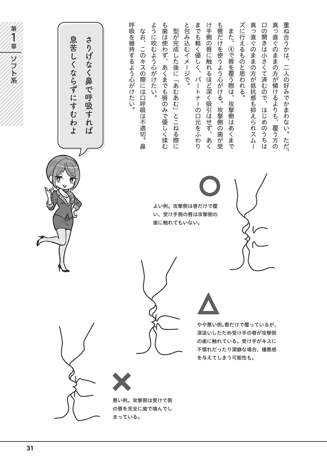 唇と舌の性感開発・キス完全マニュアル イラスト版……とろキス - Page 33