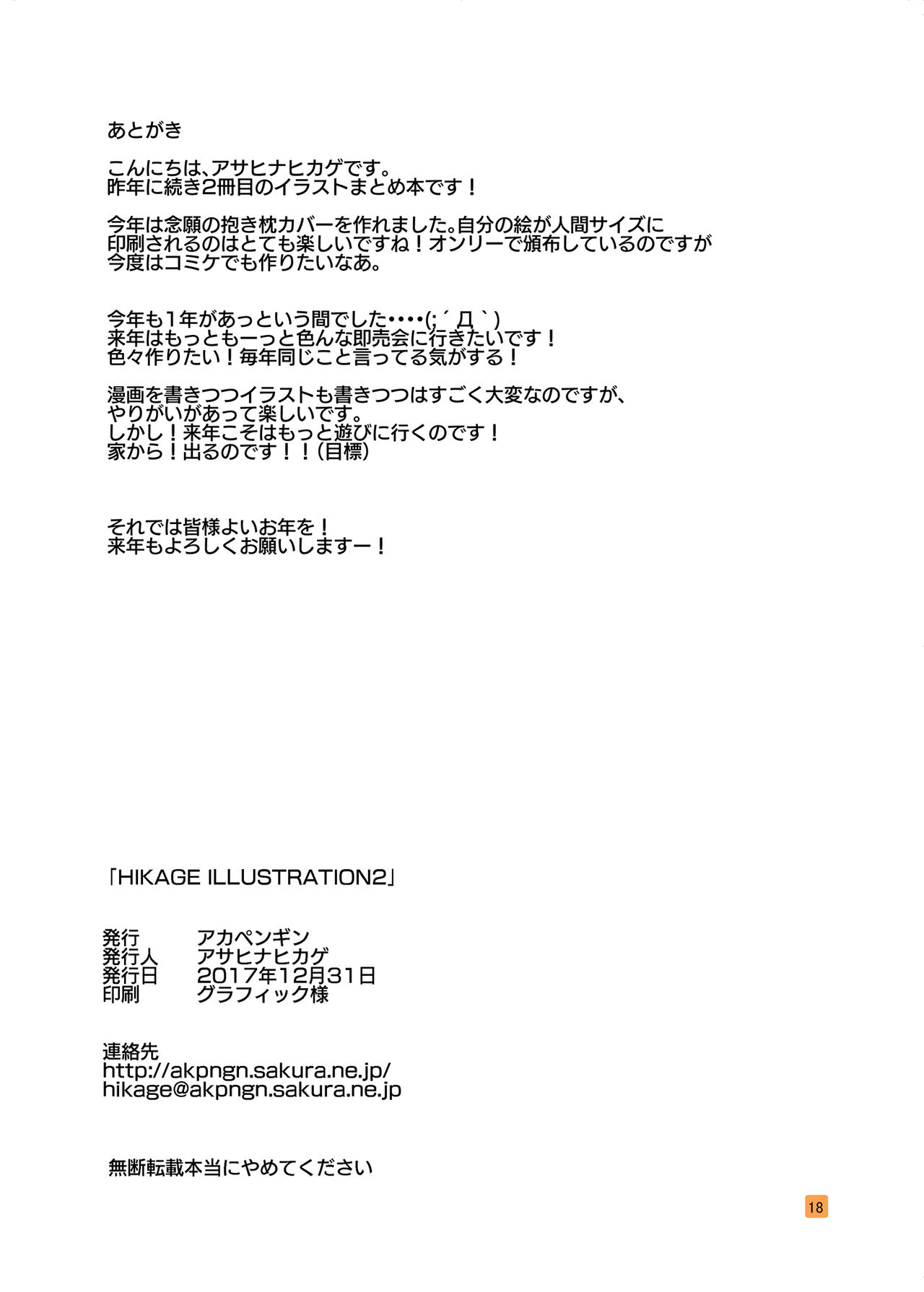 HIKAGE ILLUSTRATIONS 2 - Page 17