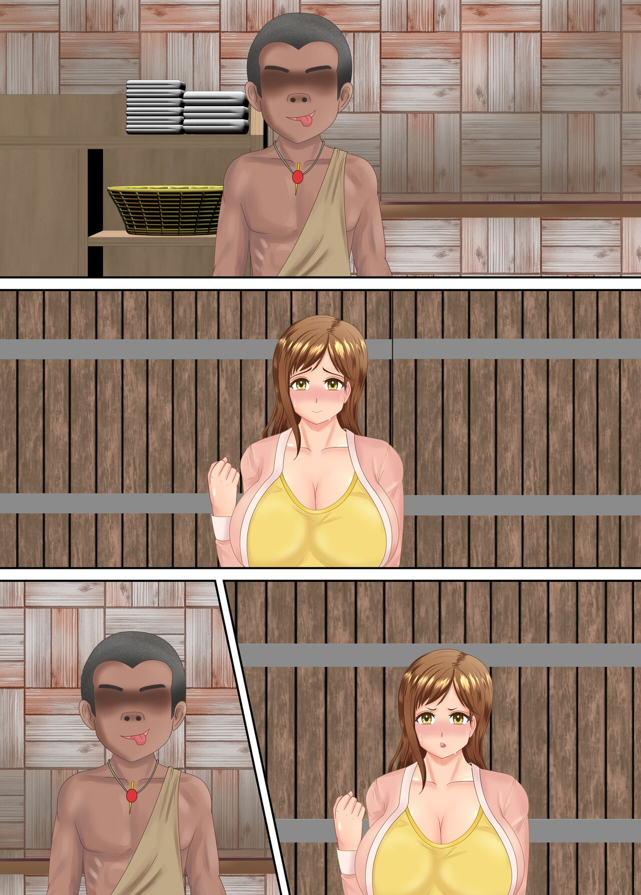 族長の息子に寝取られる熟女人妻・真理江 - Page 318