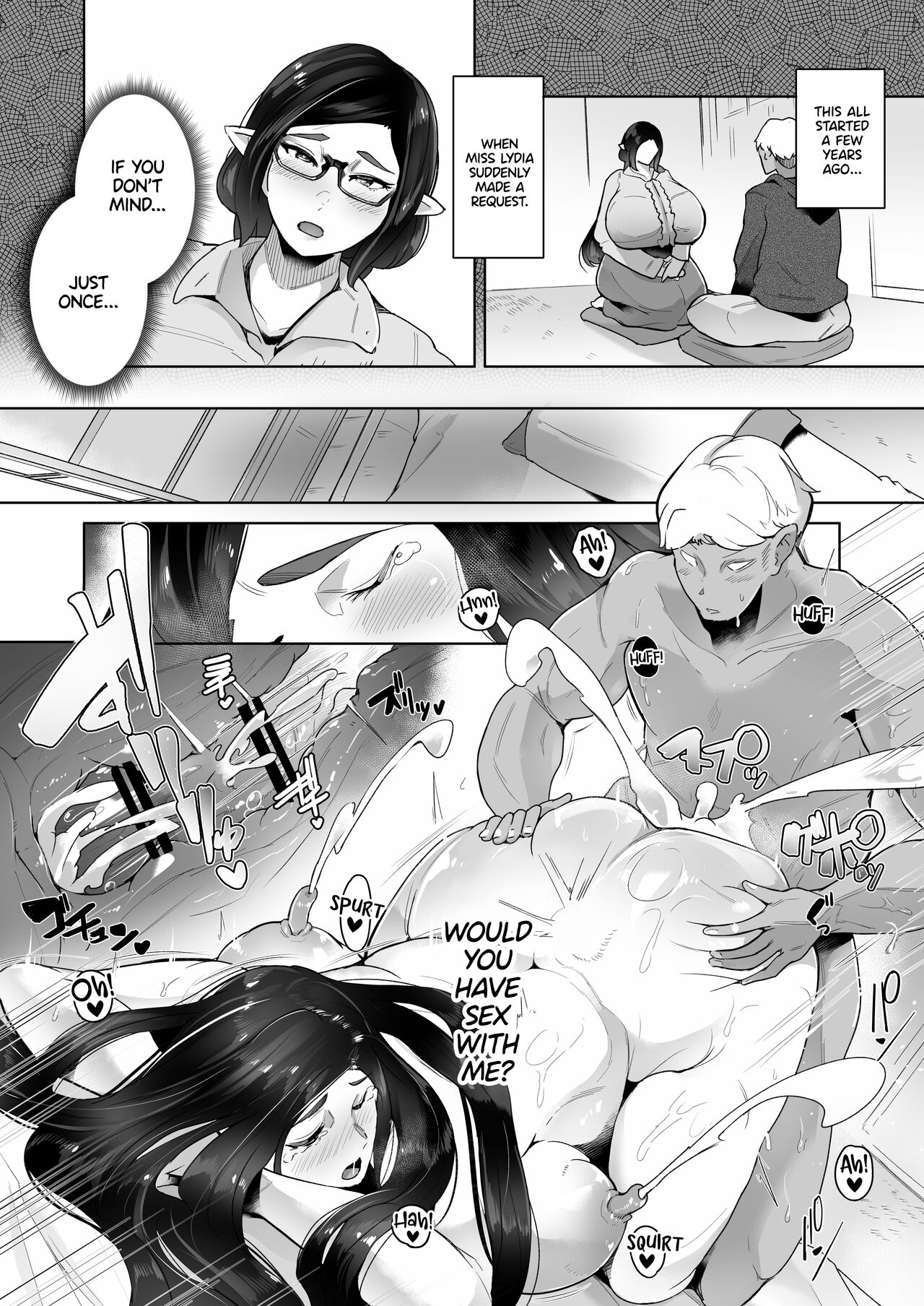 Mucchiri Dekachichi Elf no Oba-san to Ano Hi Kawashita Sukebe de Ecchi na Yakusoku | The Hot and Pervy Promise I Made to My Plump and Busty Elf Auntie - Page 7