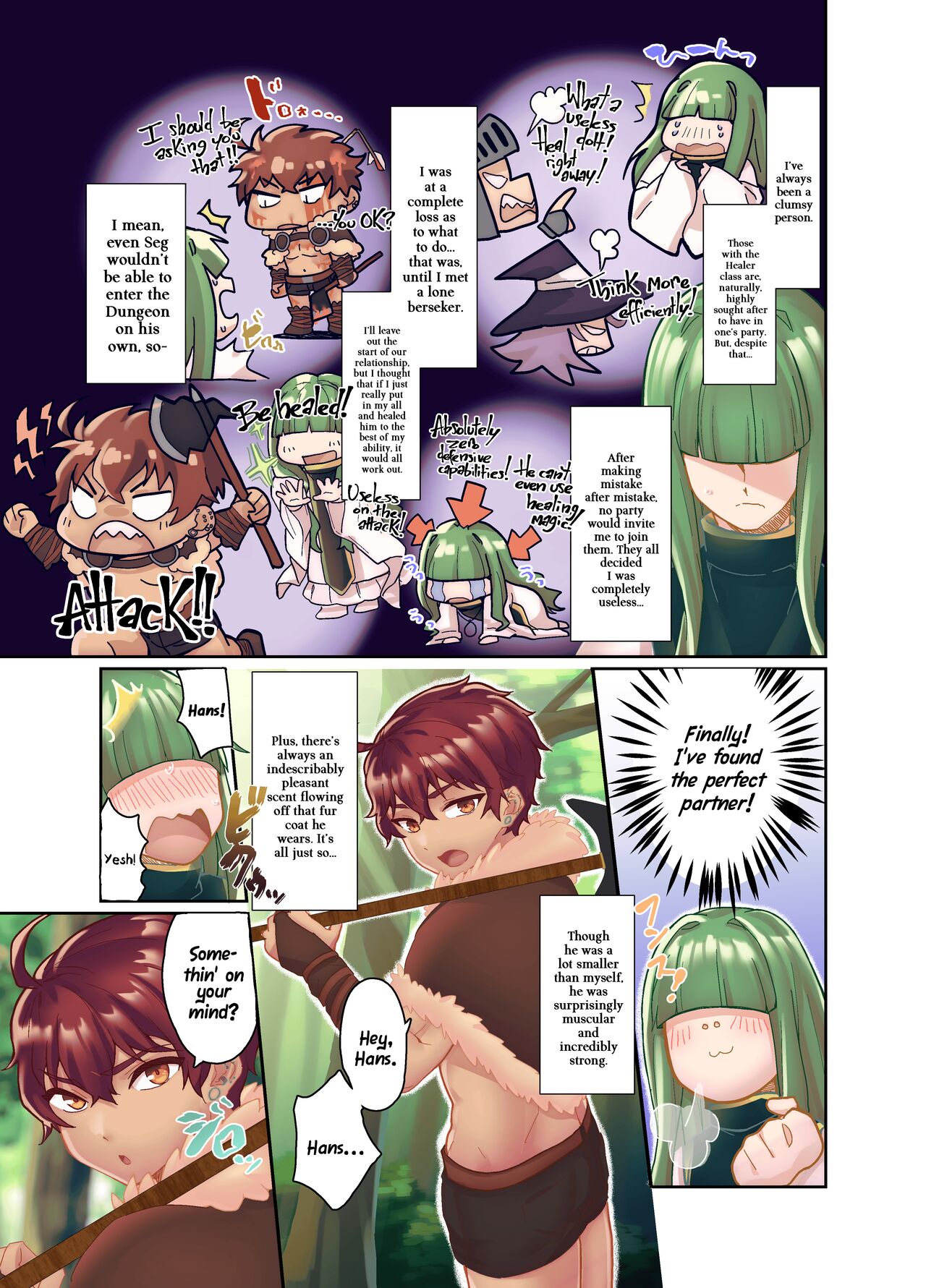 [ITO]  Healer-san to Berserker-kun | The Healer and the Berserker [English] [A Cool Person] [Digital] - Page 4