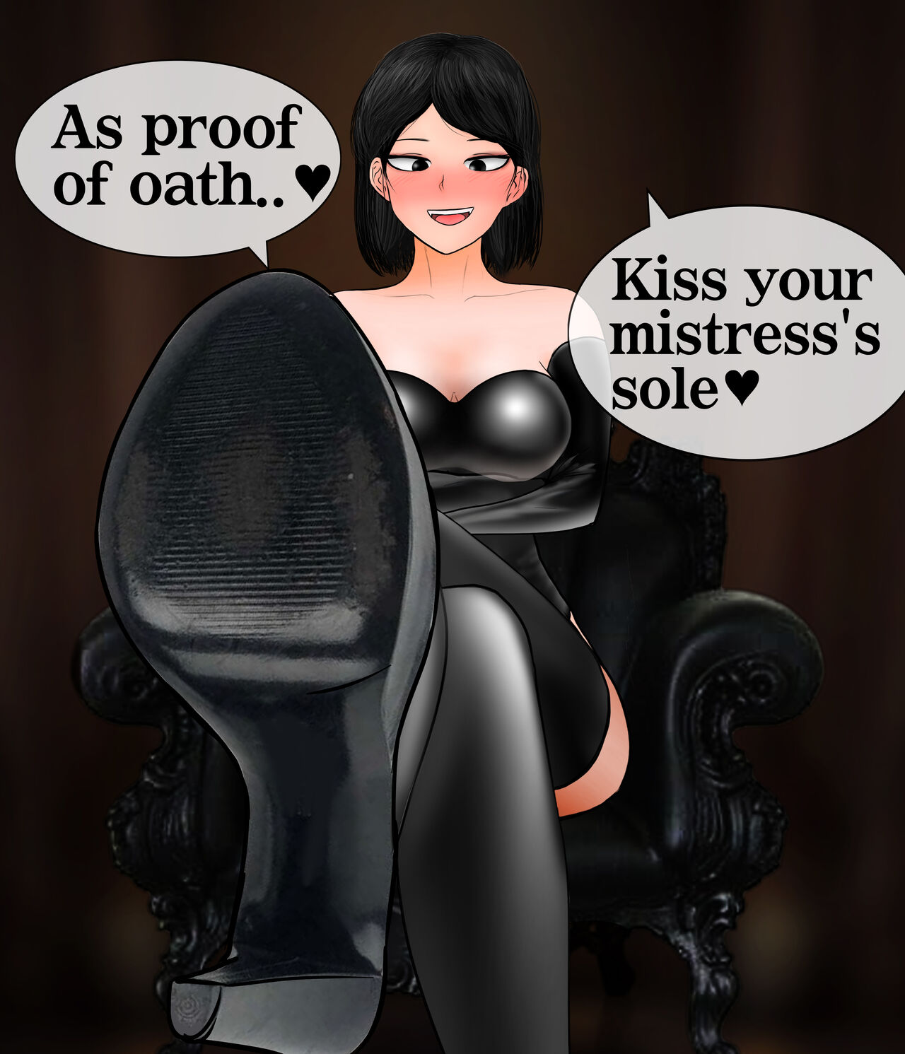 Being a slave of low-educated big ass wife-3 - Page 62