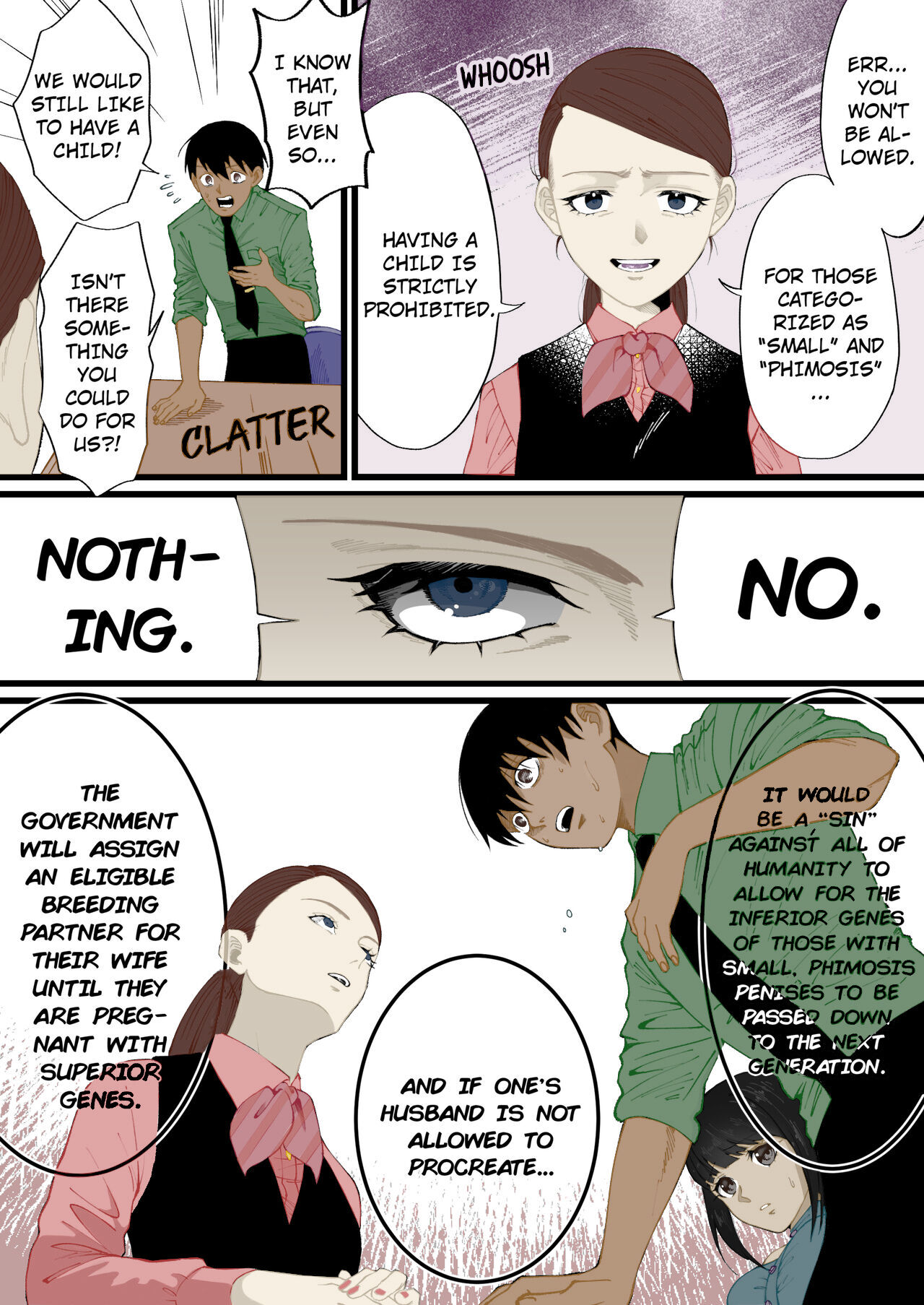 A World Where Small, Phimosis Cocks Are Hated - Page 4