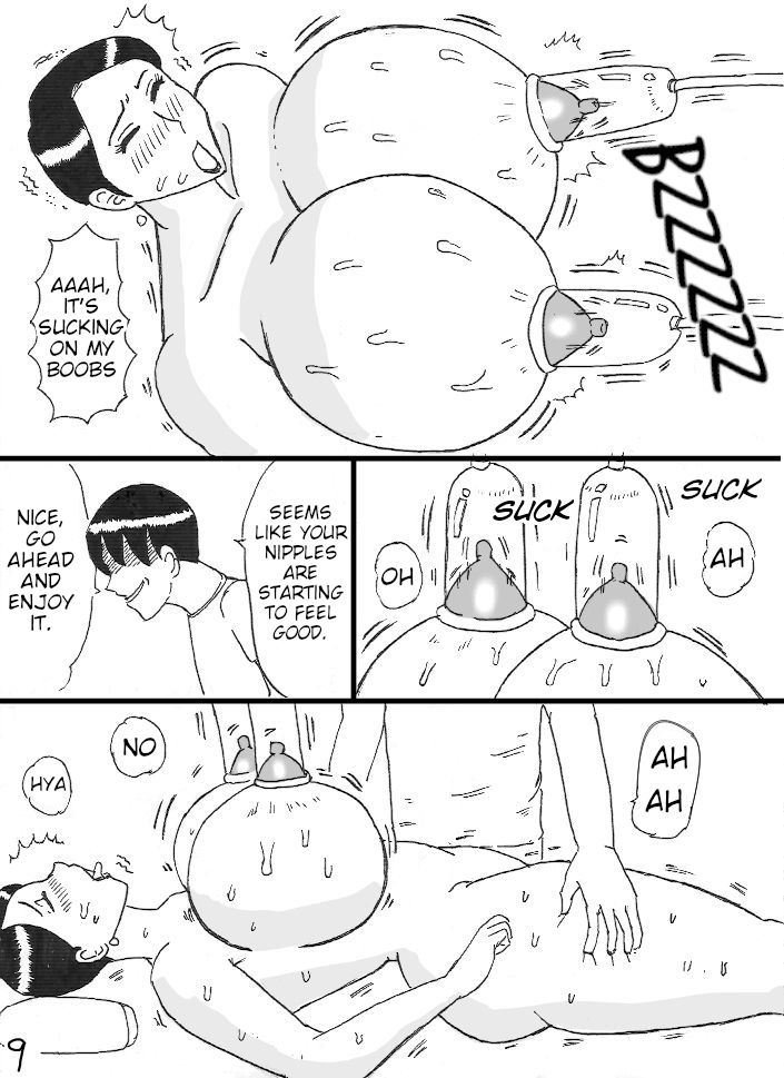 Rakugaki Bonyuu Manga | Naughty Massager - Page 9
