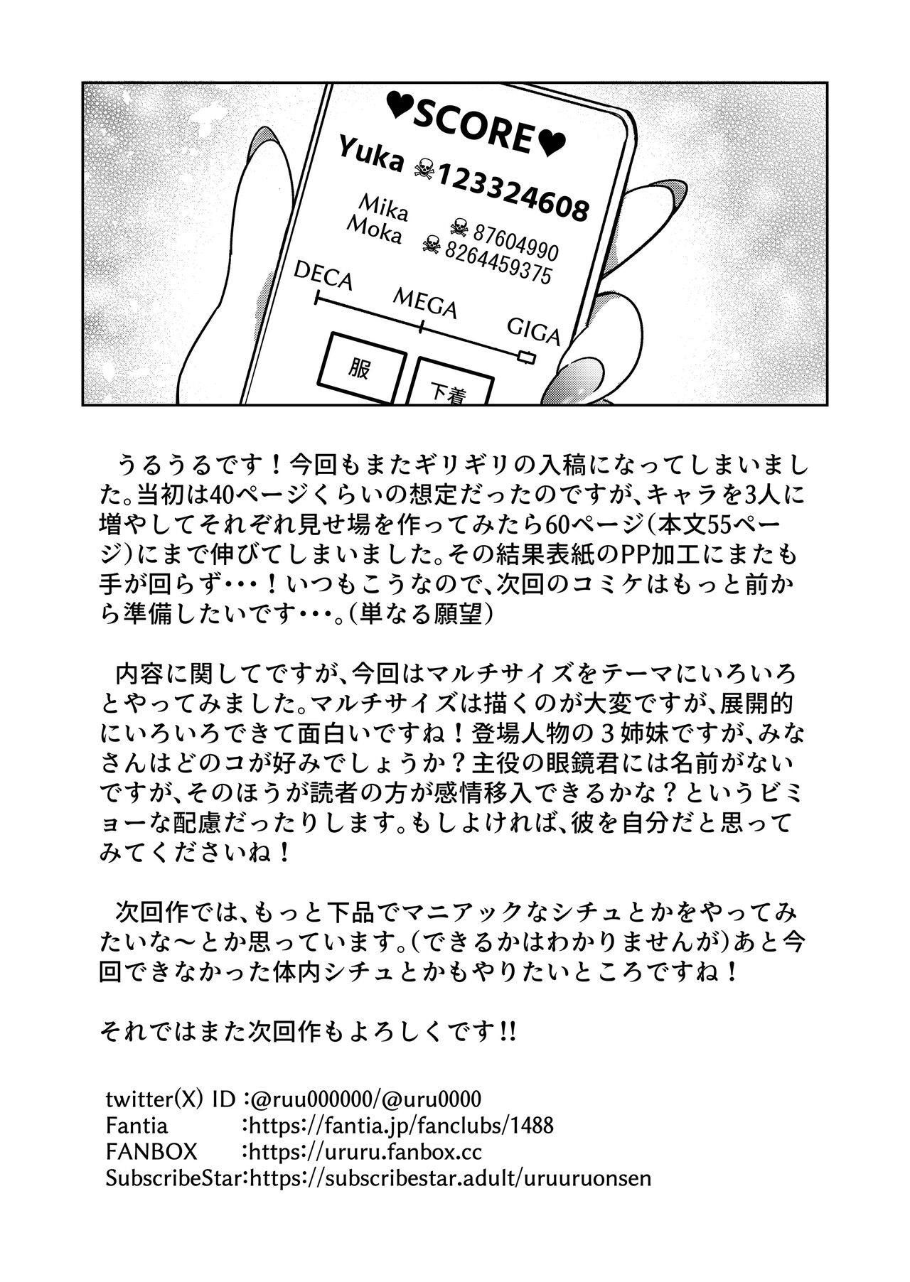 Size Feti ni Rikai Aru Kanojo-tachi - Page 57