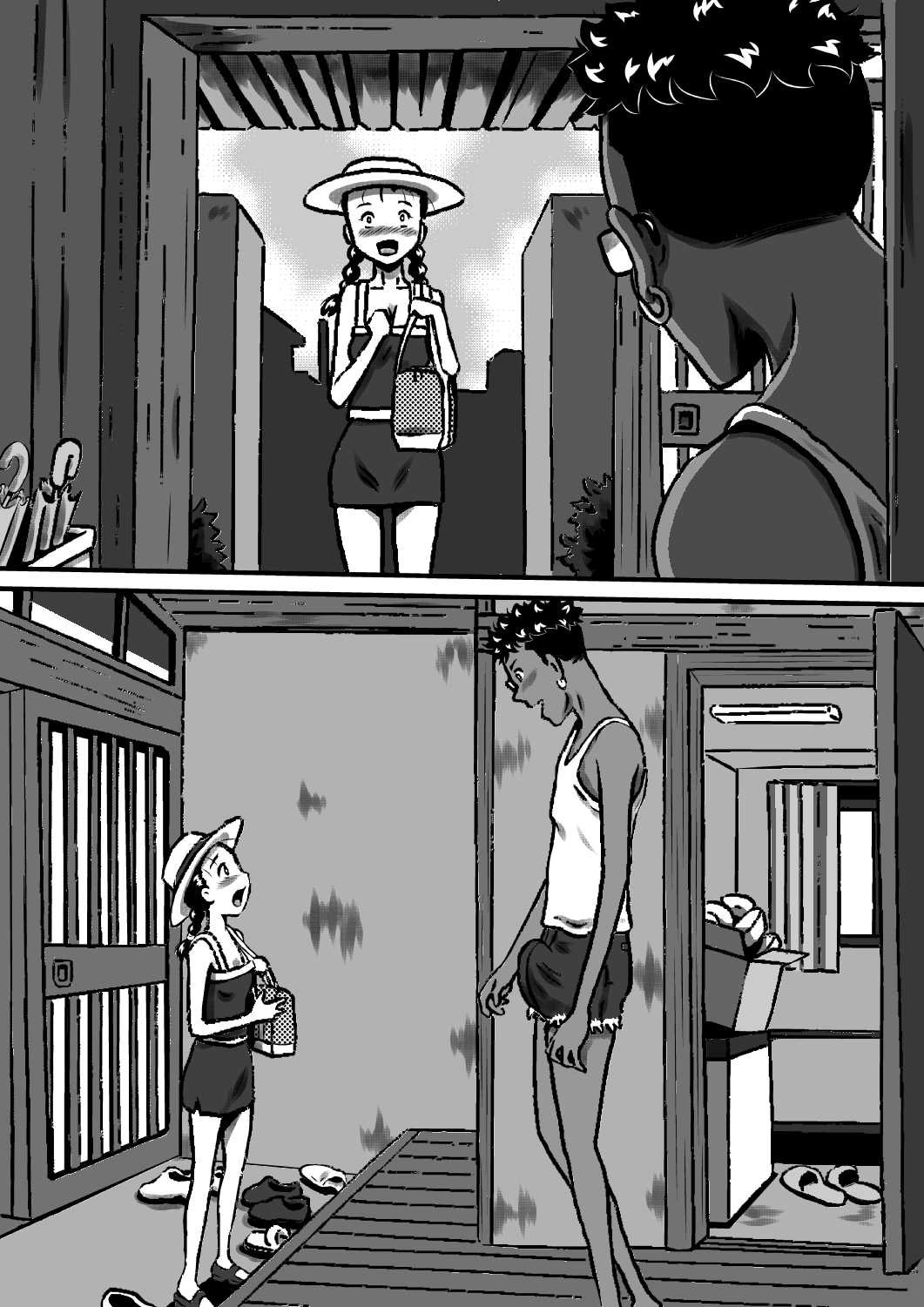 おかされ荘のちぃなちゃん。ヌードモデルの卵、ちぃなの肉体成長記録!「前編」 - Page 98