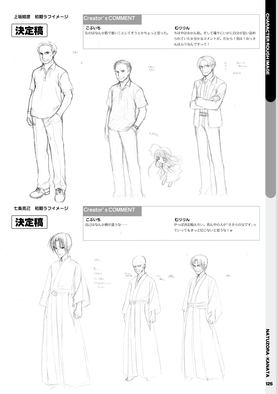 Natsuzora Kanata Official Visual Fan Book - Page 127
