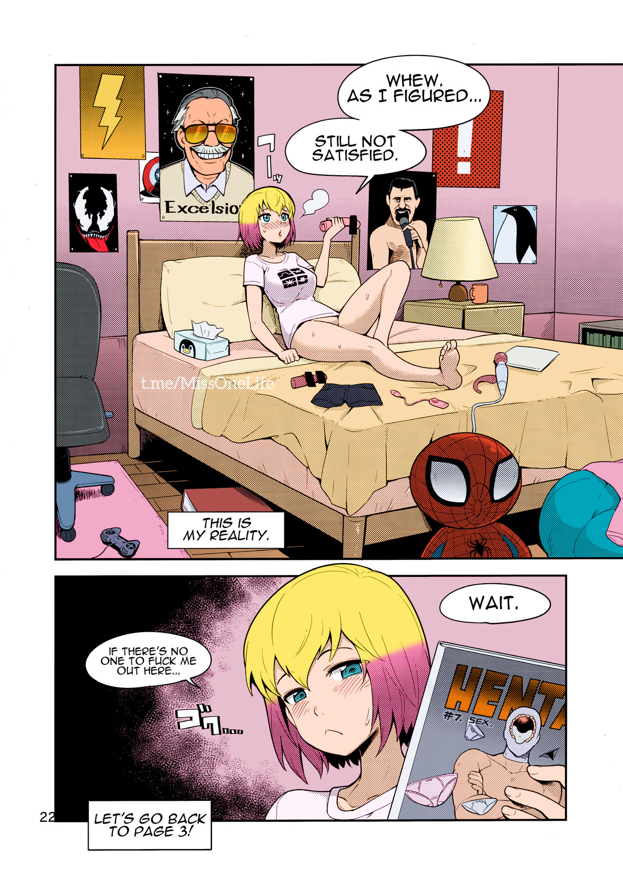 Gwenpool Ecchi na Sekai ni Ojama Shima~su | Gwenpool - Page 22