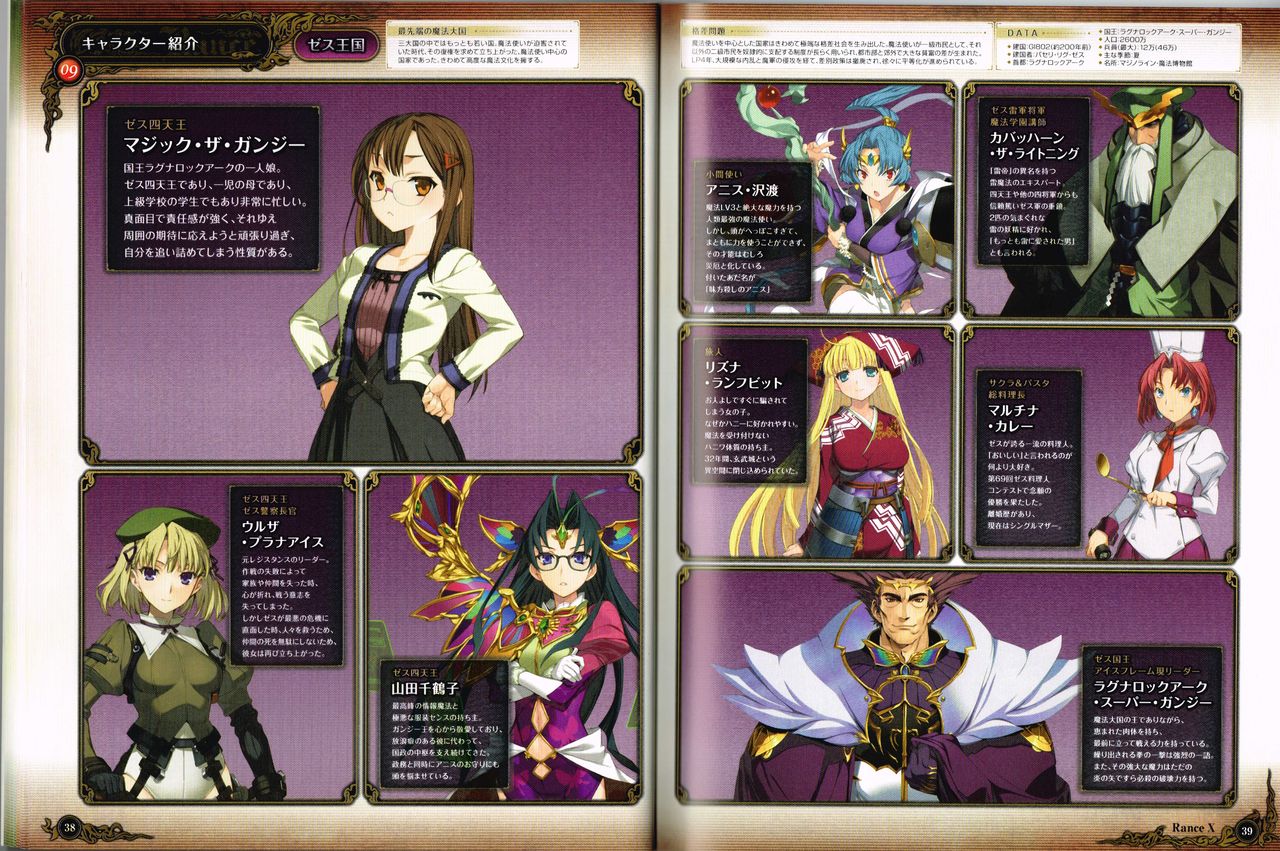 Rance X Kessen Settei Shiryou Rough Gashuu - Page 20