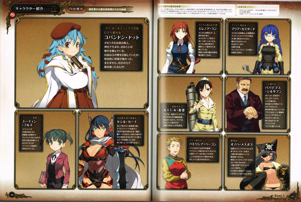 Rance X Kessen Settei Shiryou Rough Gashuu - Page 22