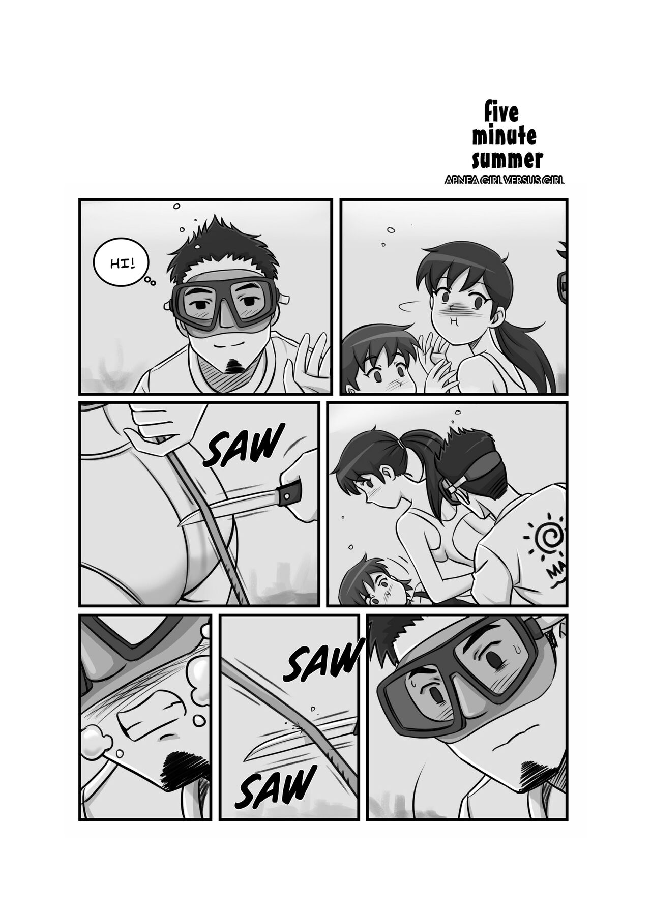 Apnea Girl Versus Girl - Page 32
