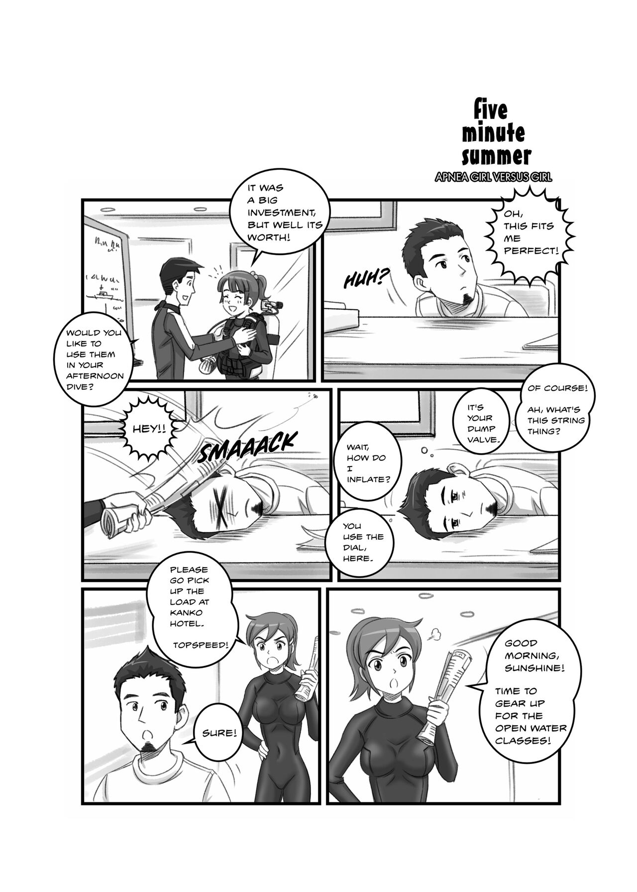 Apnea Girl Versus Girl - Page 9