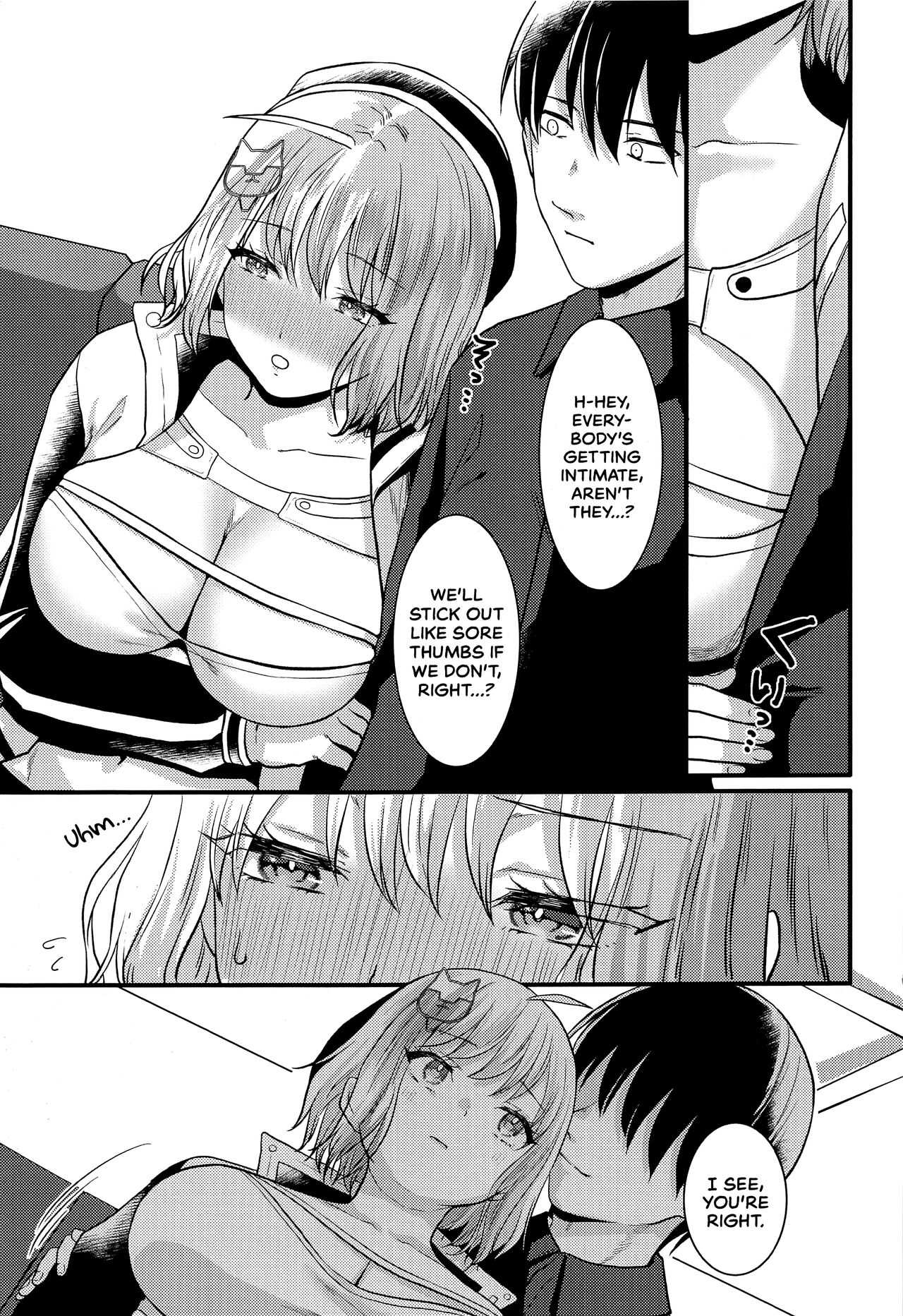 Toaru Shikikan to Nikke ga Couple Kissa e Itta Ohanashi | A story following a certain Commander and Nikke visiting a couples bar - Page 6