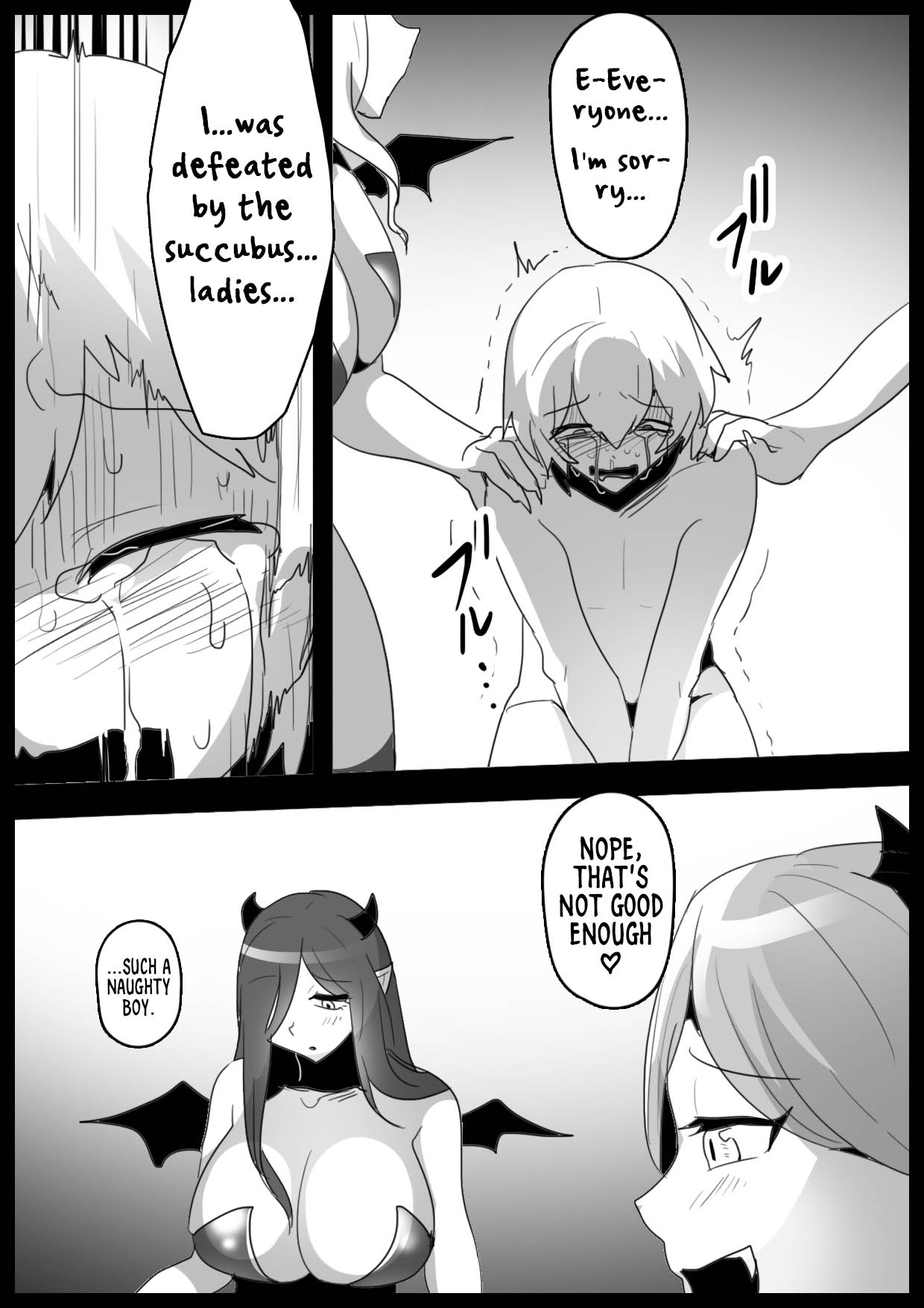 A story about a cheat-class hero being level-drained by low-class succubi and publicly executed. - Page 8