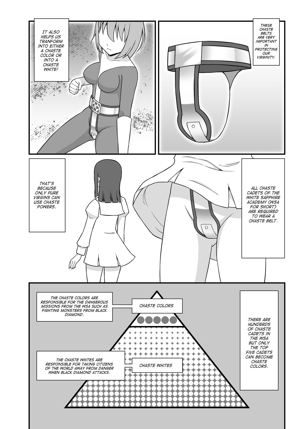 Teisou Sentai Virginal Colors Compilation | Chastity Sentai Chaste Colors Compilation - Page 11
