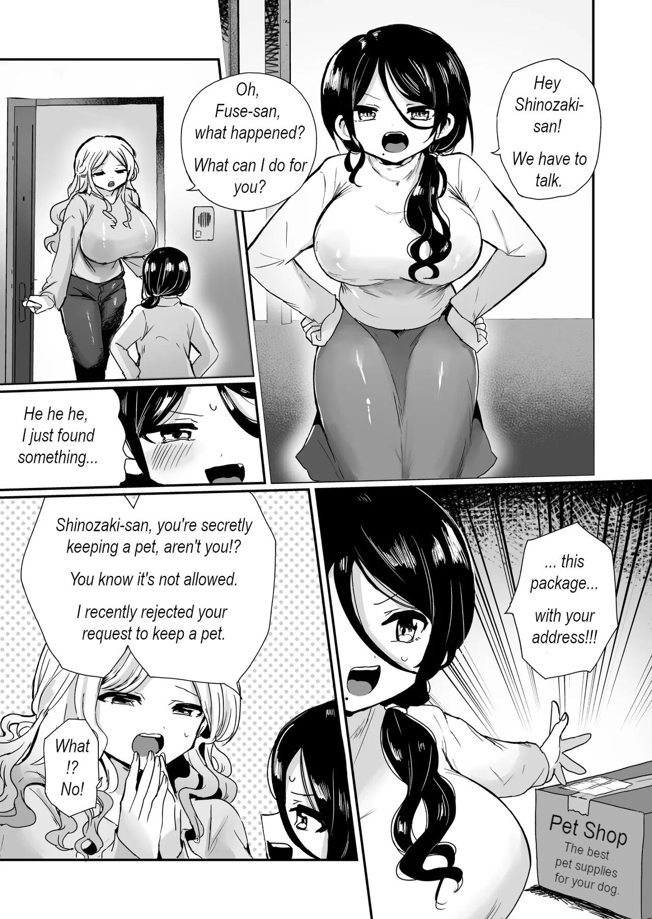 [Echiechi Kenzen Yuden (Girigiri Kenkou)] Shouwaru Ooya Pet-ka Choukyou | I train our nasty landlady to become my daughter's pet [English]] - Page 3
