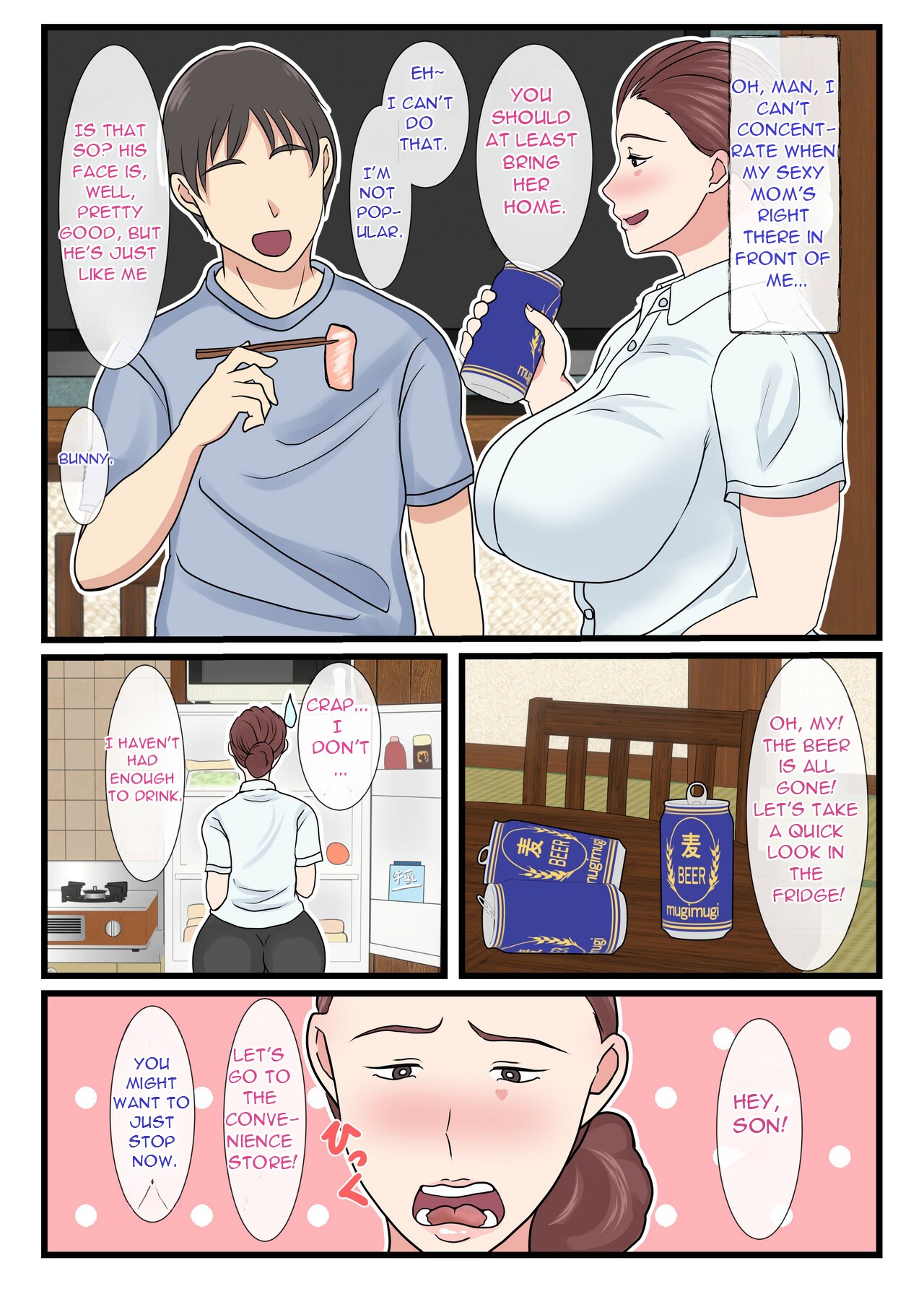 Yotta Okaa-san wa Totemo Kawaii. | My Drunk Mom is so Cute - Page 5