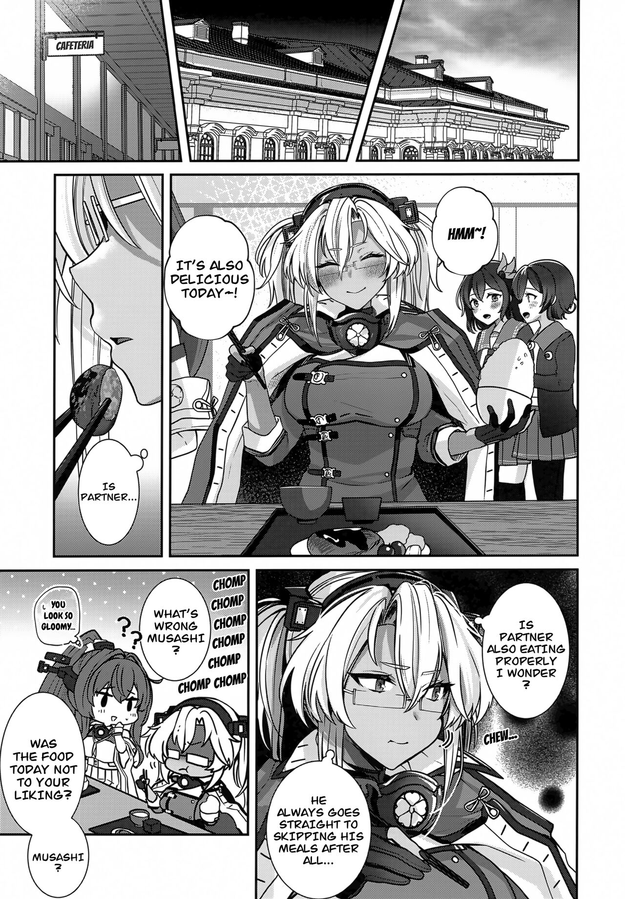 (C102) [Marosaan (Yunamaro)] Musashi-san no Yoru Jijou Hitoribocchi no Yoru Hen | Musashi's Nightly Affairs -The Night Alone- (Kantai Collection -KanColle-) [English] [CarlJPTL] - Page 8