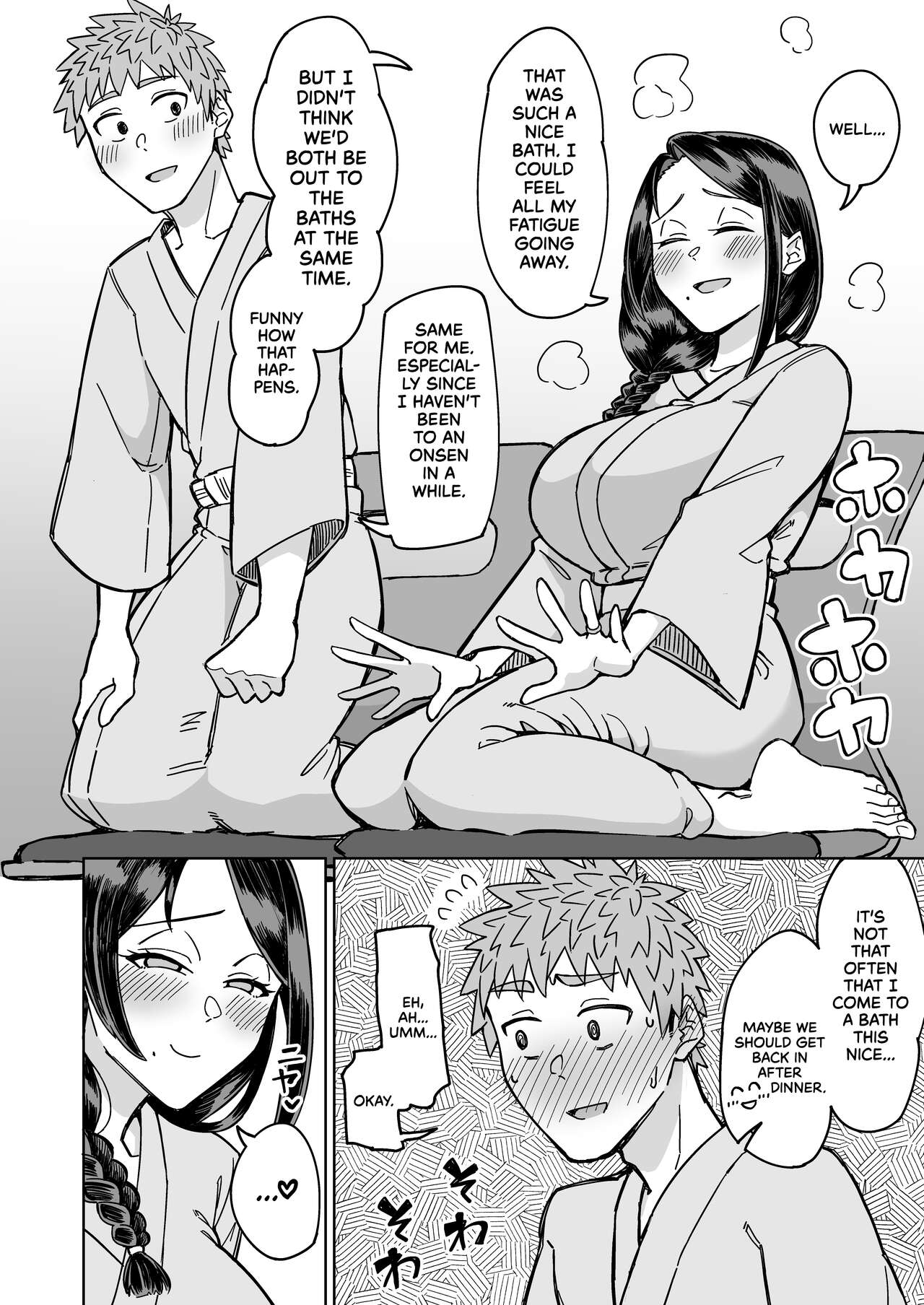 Hatsukoi no Hito wa, Tomodachi no Mama. | My First Love Is My Friend's Mom. page 36 original parody - milf sweating hentai manga - read online free