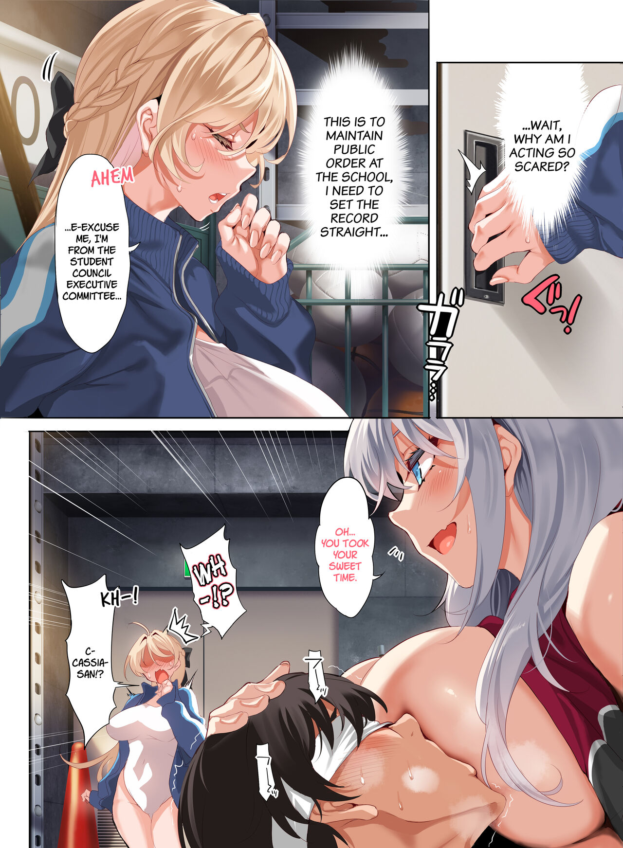 Jogakkou de Otoko Hitori na node Kousoku de Seiyoku no Hakeguchi ni Sareru Nichijou 3-Jigenme page 19 original parody - big breasts group hentai manga - read online free