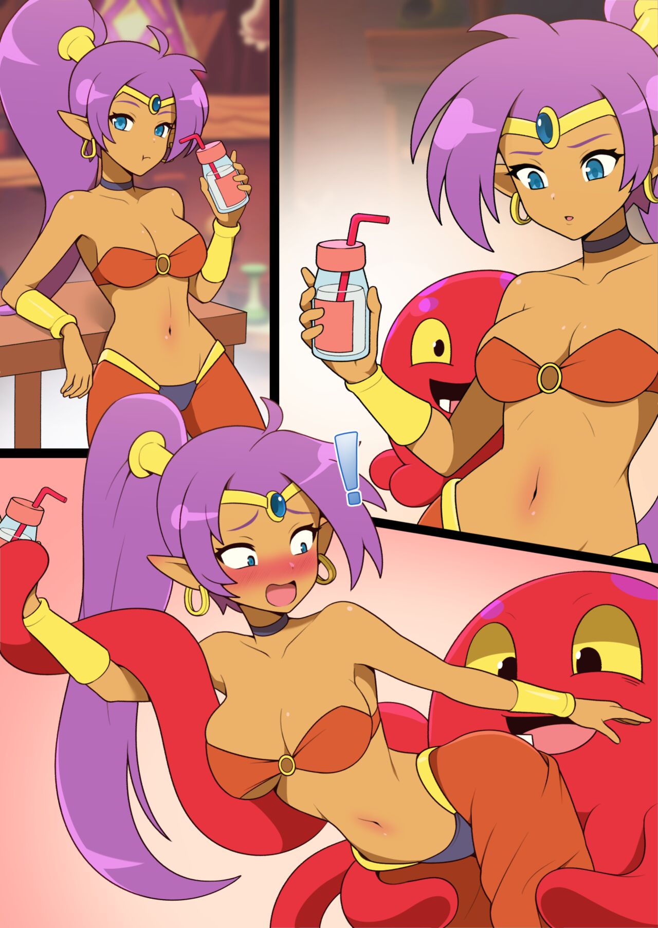 Squid's Bride, Shantae page 12 featuring shantae shantae parody - nakadashi impregnation hentai manga - read online free