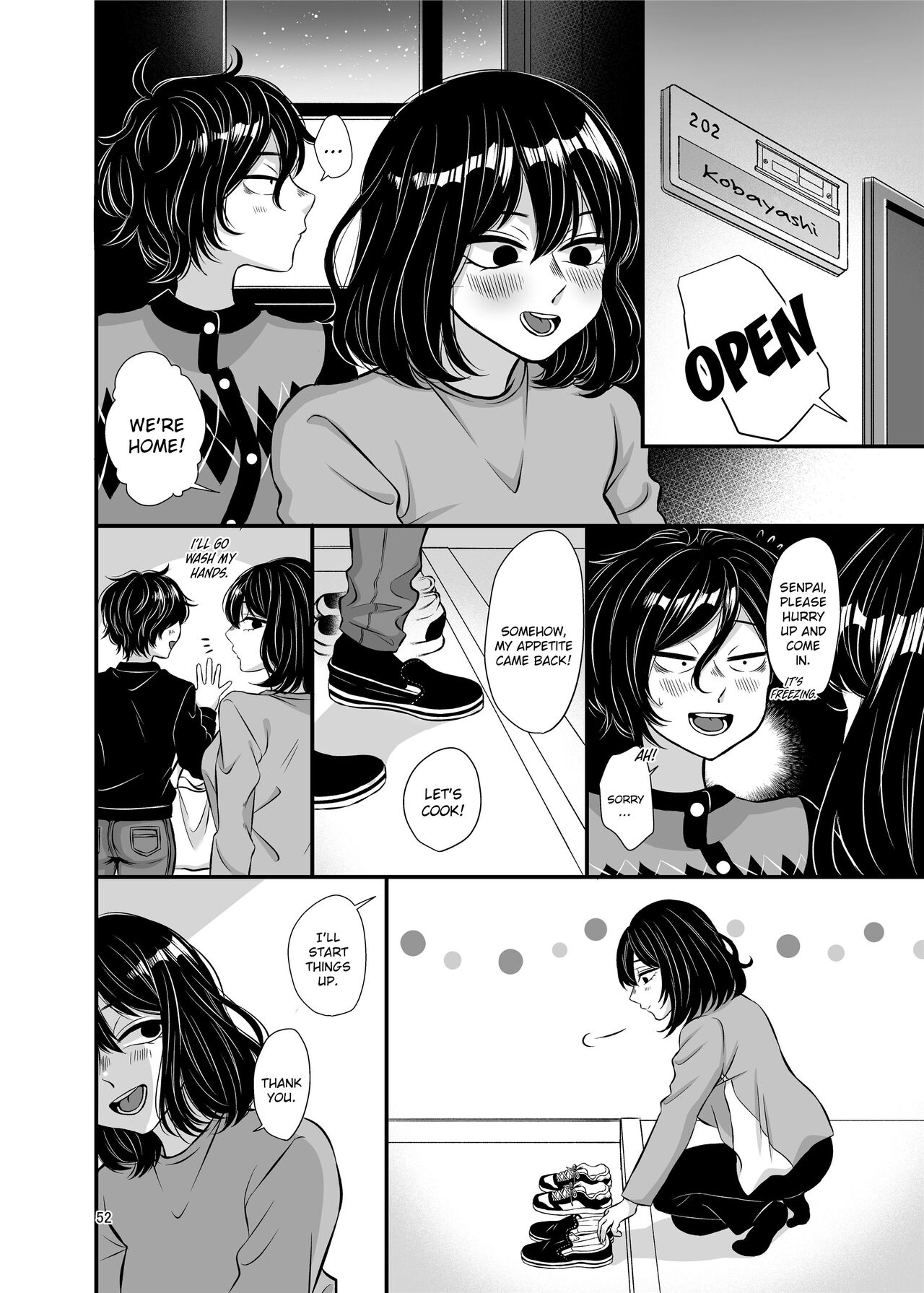Senpai and Kohai page 52 original parody - kissing females only hentai manga - read online free
