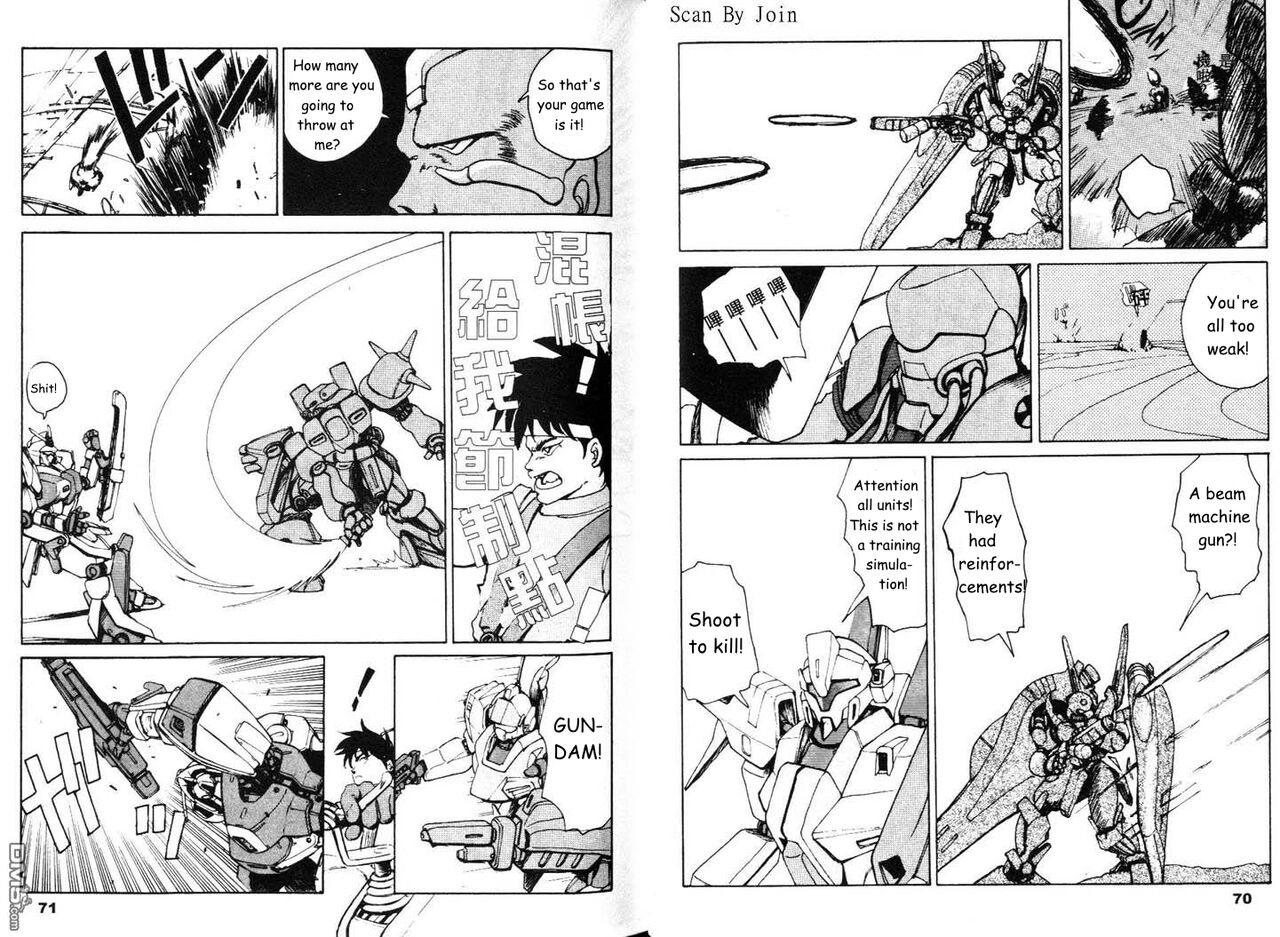 Under The Gundam Double Fake page 37 gundam parody - rough translation hentai manga - read online free