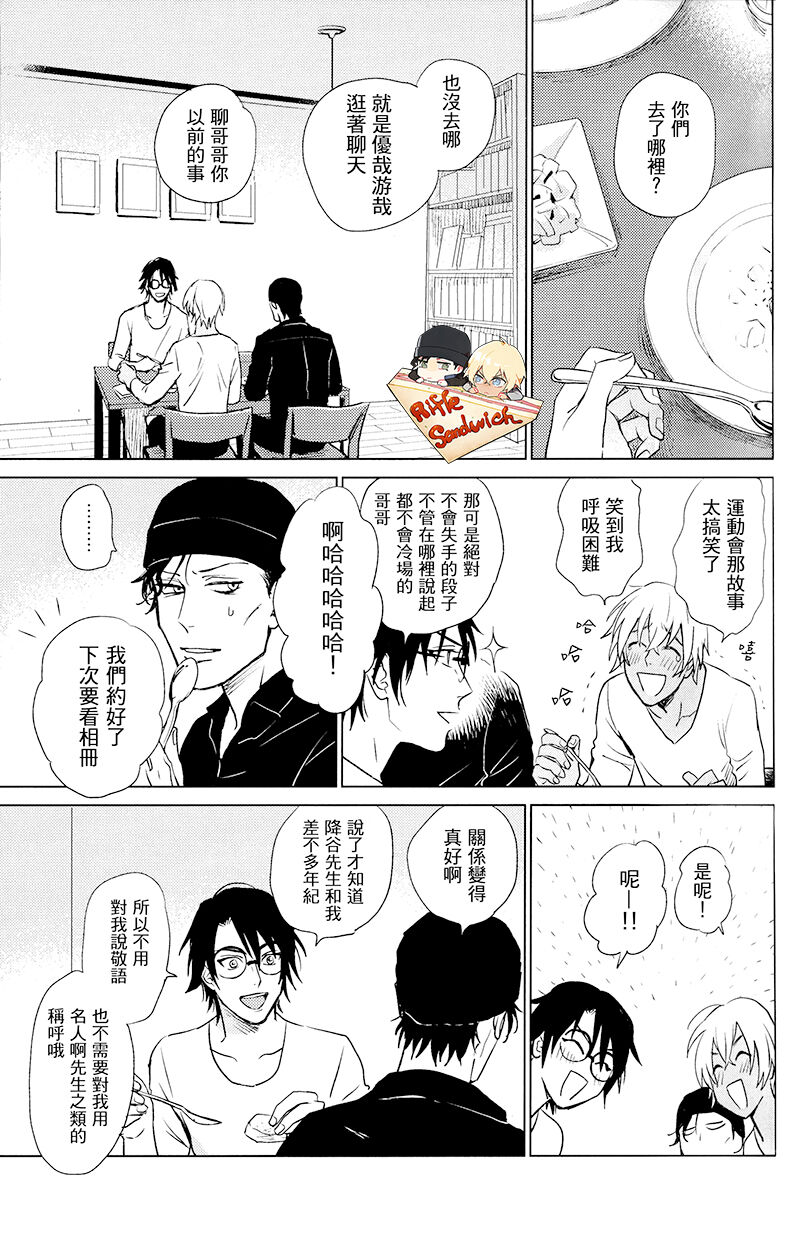 Sekaiichi kakko warui koibito page 13 featuring shuuichi akai detective conan parody - males only yaoi hentai manga - read online free