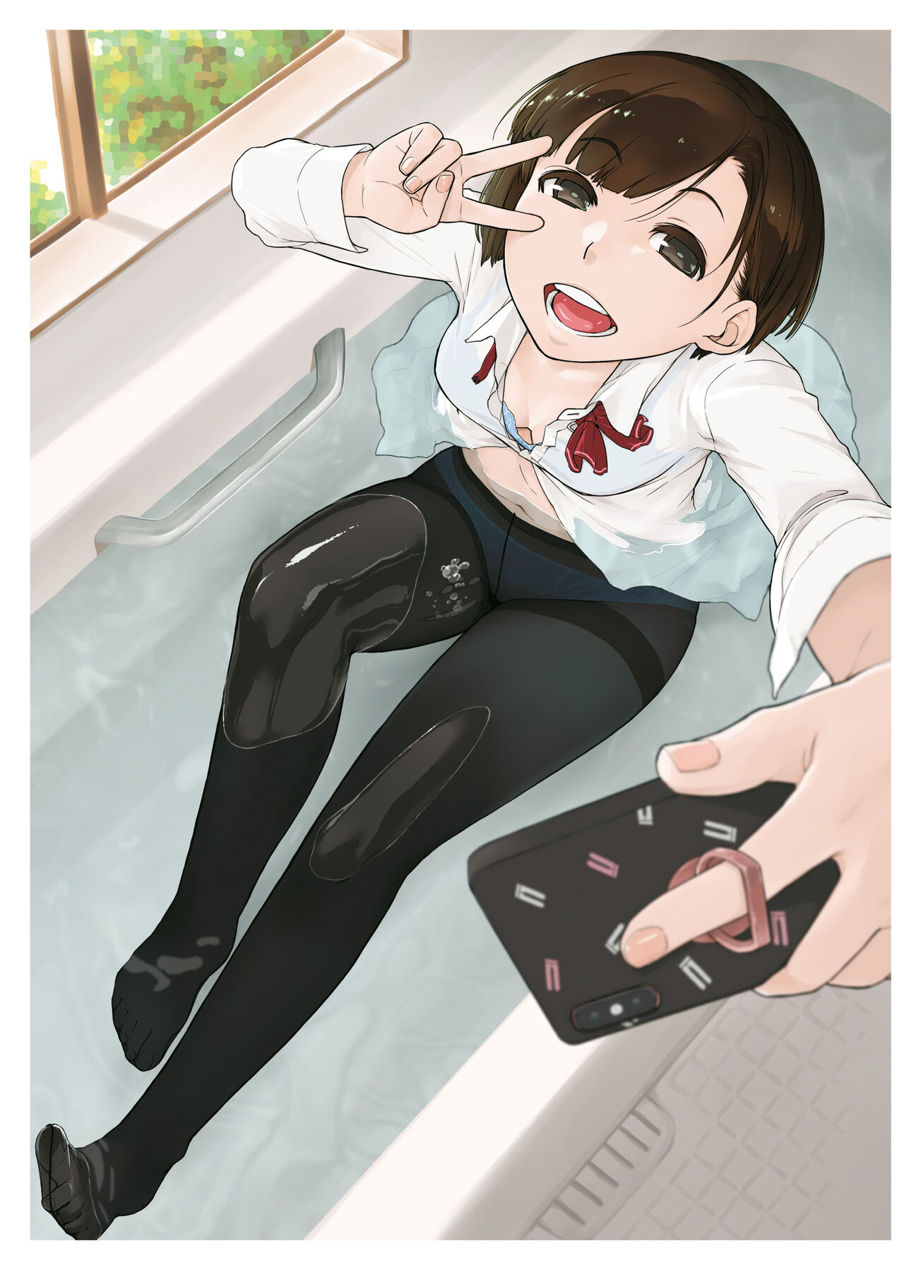 Kuro Tights DEEP black tights art book_20241021 page 46 - stockings pantyhose hentai manga - read online free