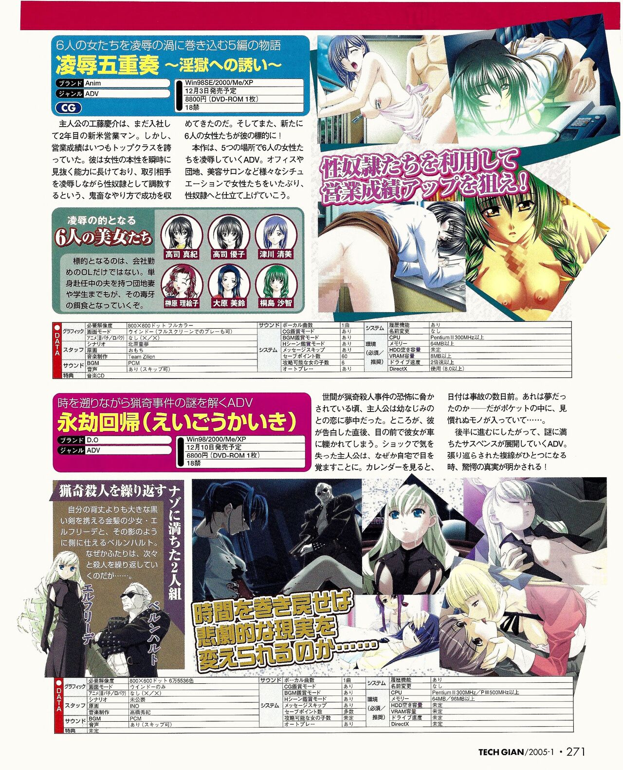 TECH GIAN 2005-01 page 254 - anthology hentai manga - read online free