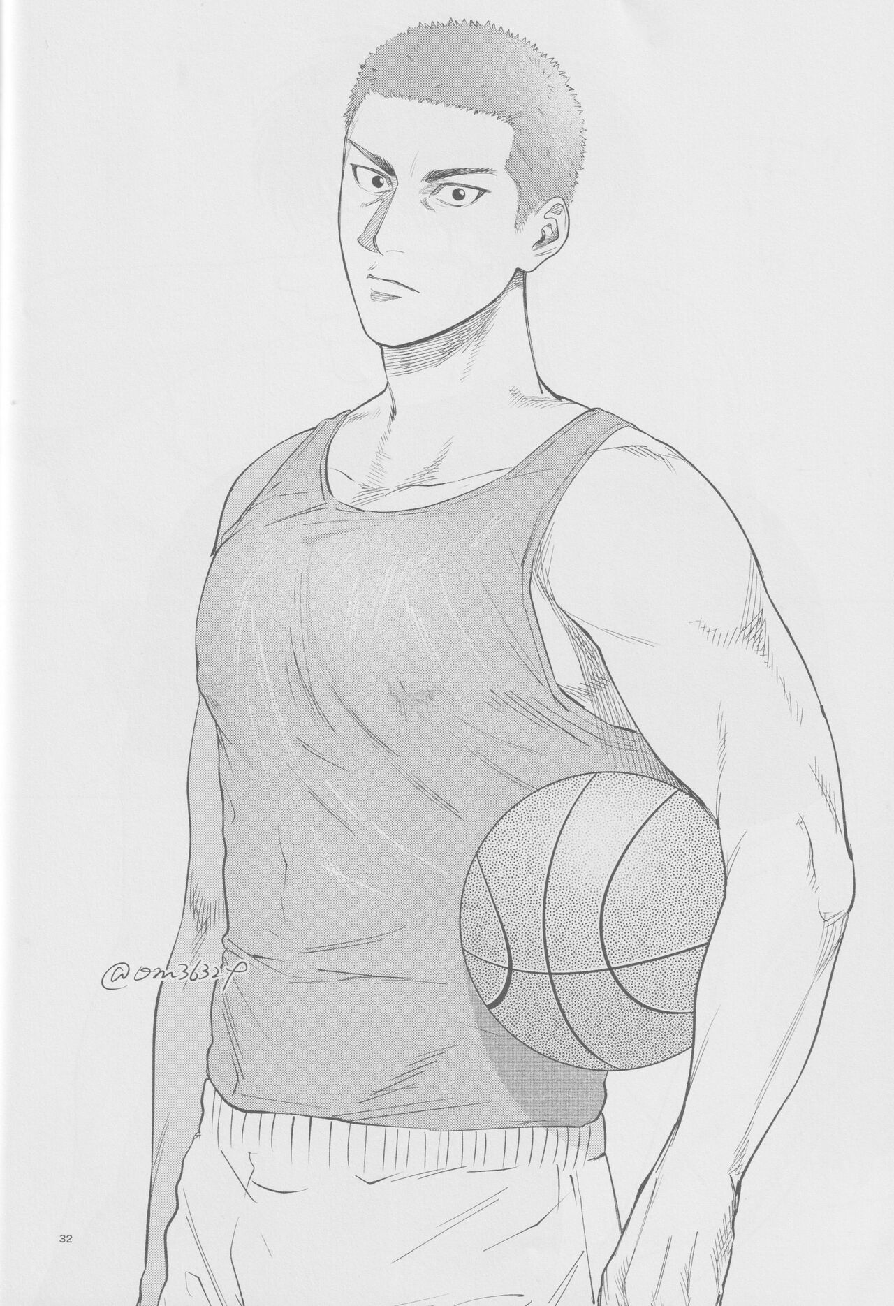 Girali page 31 featuring hanamichi sakuragi slam dunk parody - group ahegao hentai manga - read online free