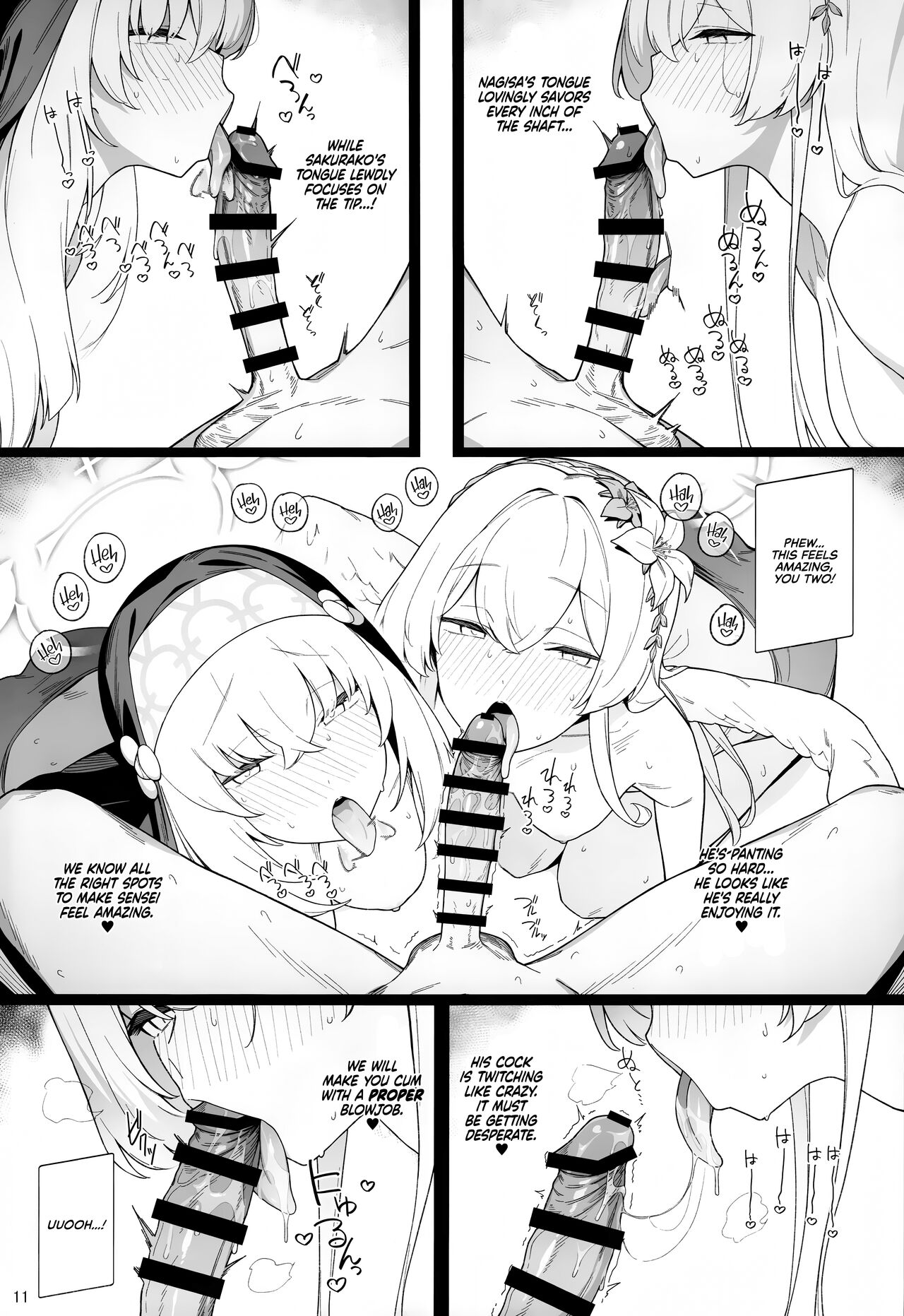 Mitsu page 10 featuring nagisa kirifuji blue archive parody - kissing wings hentai manga - read online free