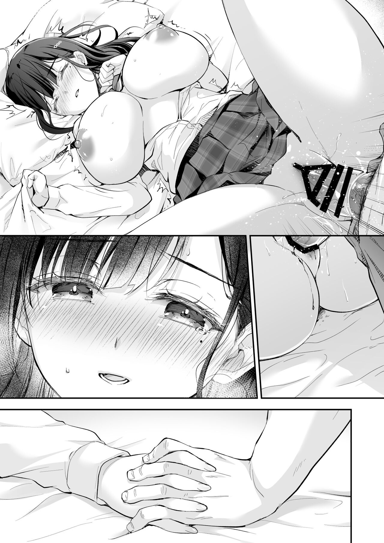 [Kaiyuu Kikaku (Suzui Narumi)] Best Match Kanojo -Seiso JK to Oji-san ga Appli de Deatte Amaama Ecchi- - Best Matching Girlfriend [Digital] page 111 original parody - big breasts schoolgirl uniform hentai manga - read online free