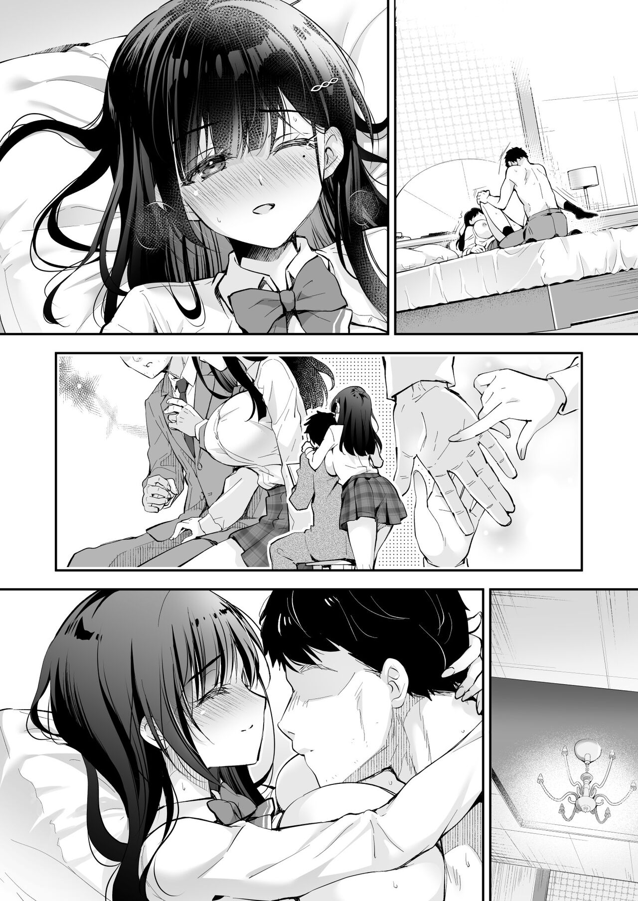 [Kaiyuu Kikaku (Suzui Narumi)] Best Match Kanojo -Seiso JK to Oji-san ga Appli de Deatte Amaama Ecchi- - Best Matching Girlfriend [Digital] page 82 original parody - big breasts schoolgirl uniform hentai manga - read online free