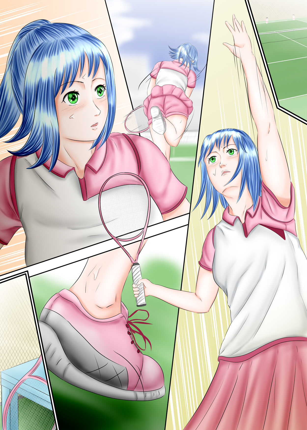 Nagasare Ashi Fetish Play 1 page 35 original parody - schoolgirl uniform full color hentai manga - read online free