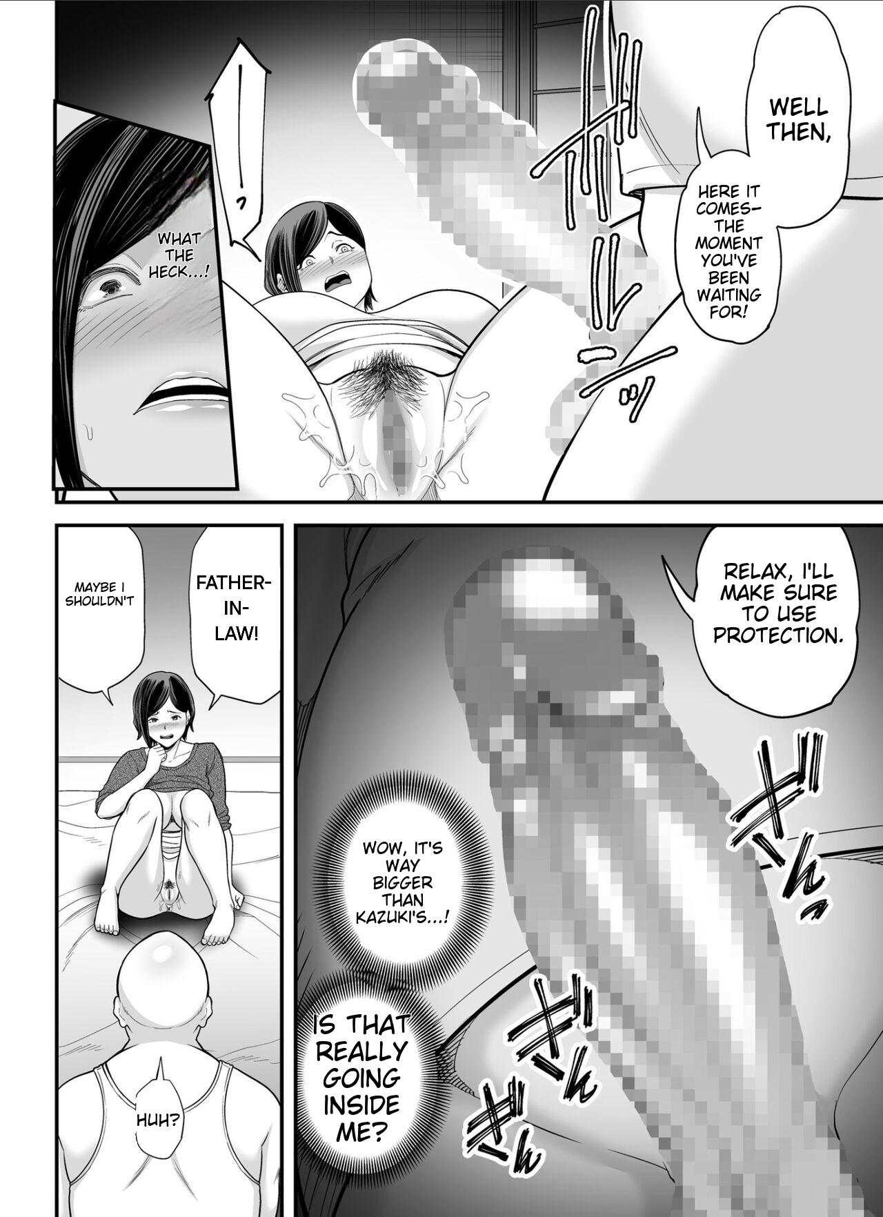 [Ura Meshiya (Maccha Neji)] Otou-san no Onna ni Natta Hi | The day I became my father-in-law's woman. [English] [Alyssaqueen] page 27 original parody - inseki milf hentai manga - read online free