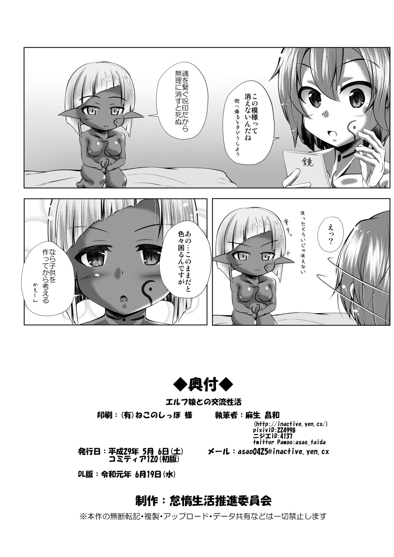 Elf Musume to no Kouryuu Seikatsu + Elf no Omocha page 26 original parody - elf femdom hentai manga - read online free