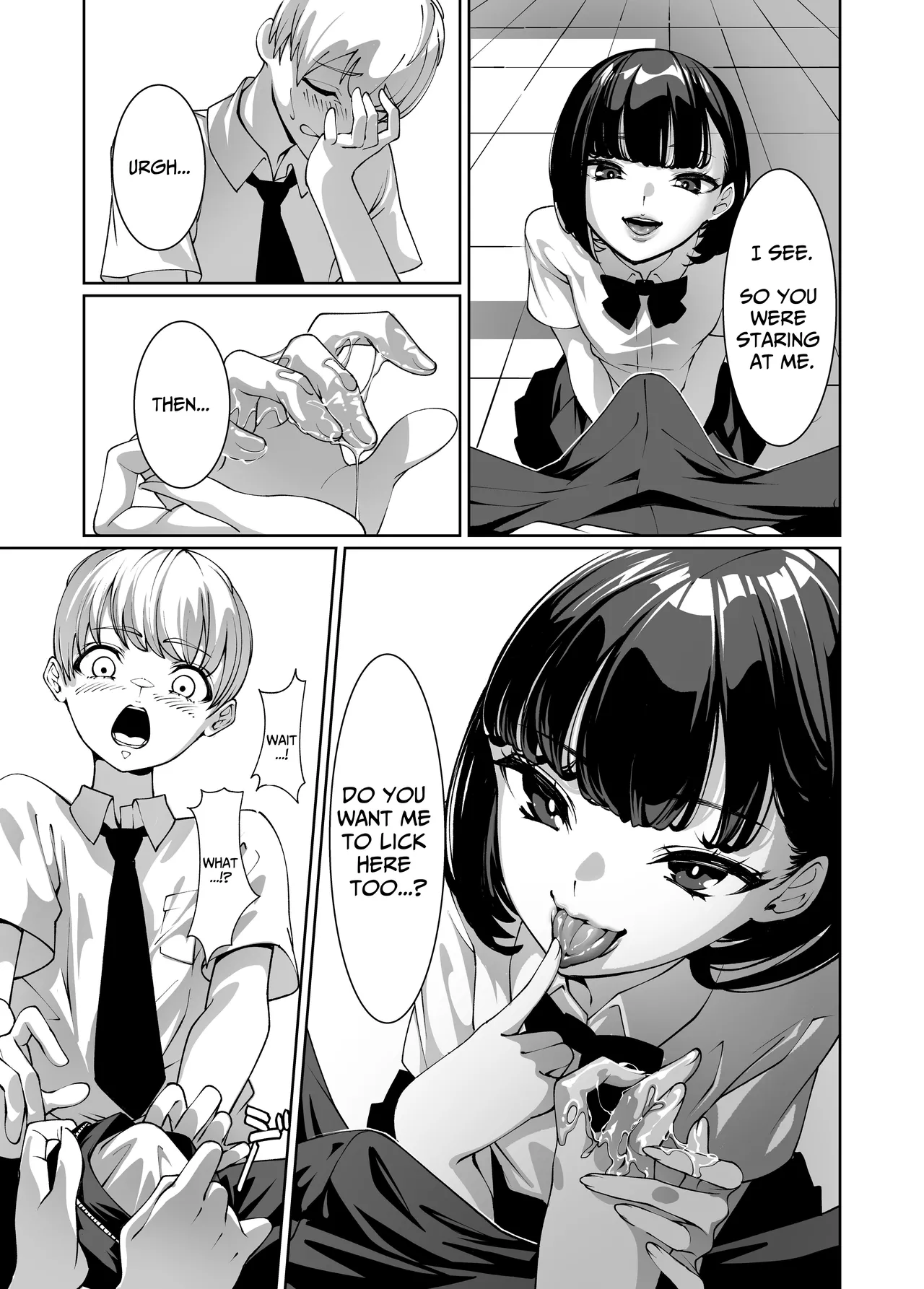 Suki na Anoko ni Nametsukusareru | Licked To The Boner By My Crush page 14 original parody - schoolboy uniform schoolgirl uniform hentai manga - read online free