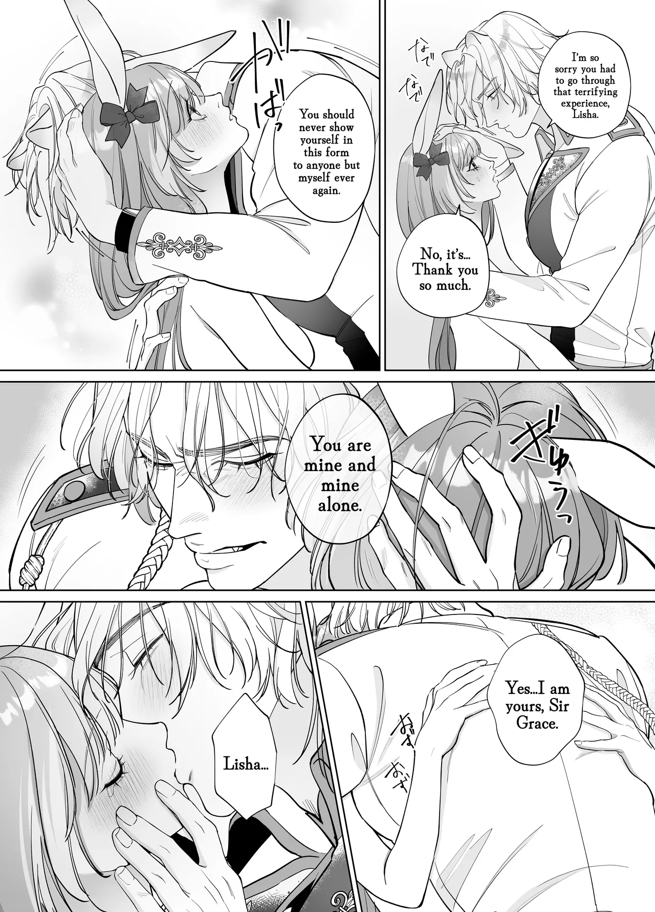 Saikyou Shishi no Hanayome ha Usagi-chan page 36 original parody - kissing big breasts hentai manga - read online free