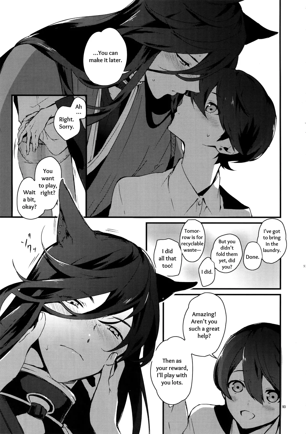 Sairoku | Reprint page 92 featuring horikawa kunihiro touken ranbu parody - onahole catboy hentai manga - read online free