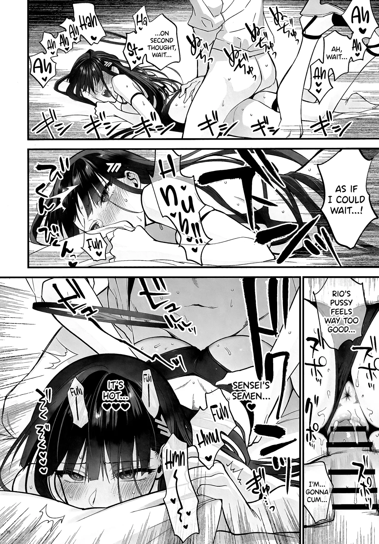 BEACHFRONT’S DREAM page 18 featuring sensei blue archive parody - big breasts swimsuit hentai manga - read online free