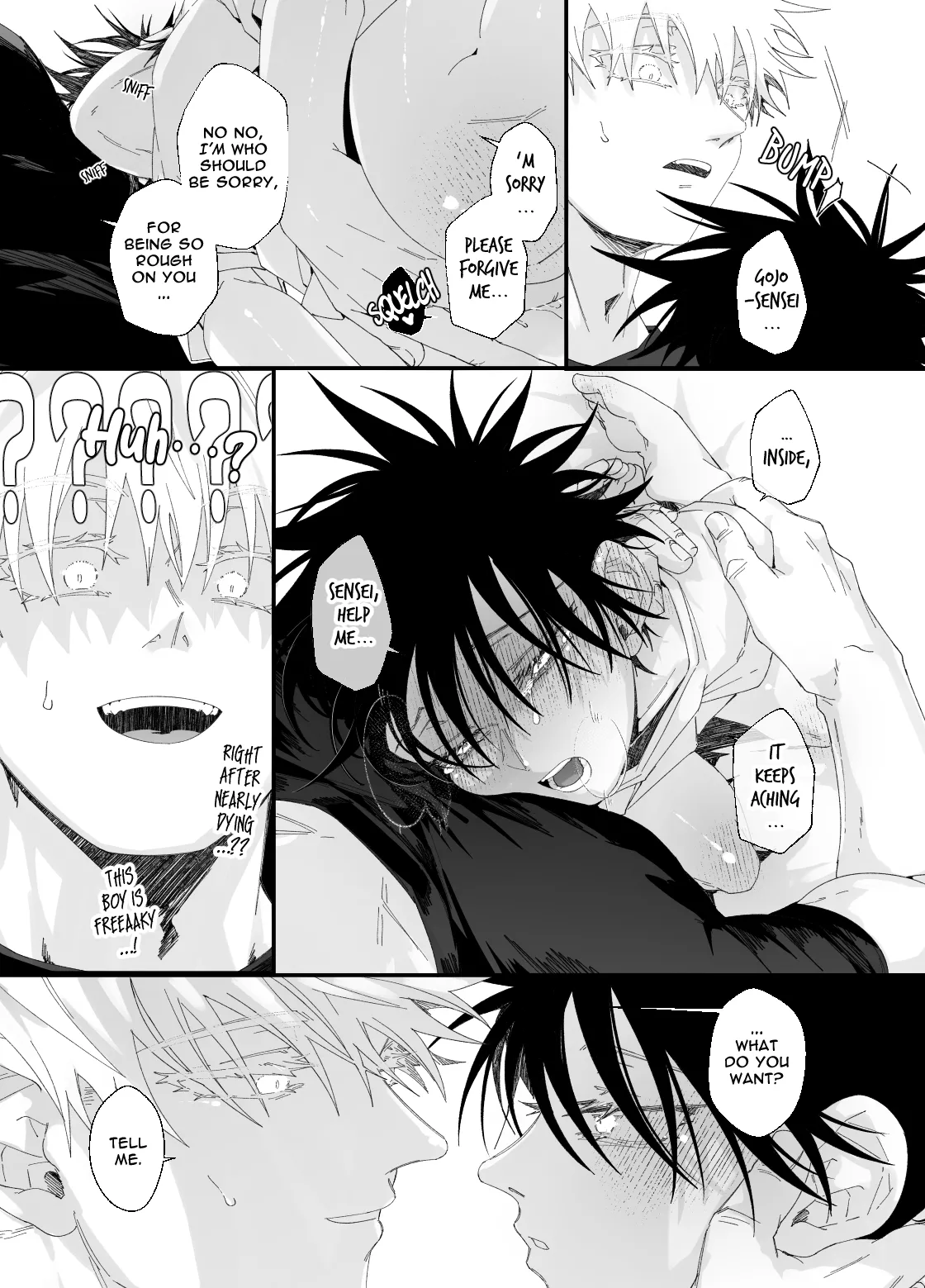 He loves me, loves me not? page 39 featuring satoru gojo jujutsu kaisen parody - spanking uncensored hentai manga - read online free