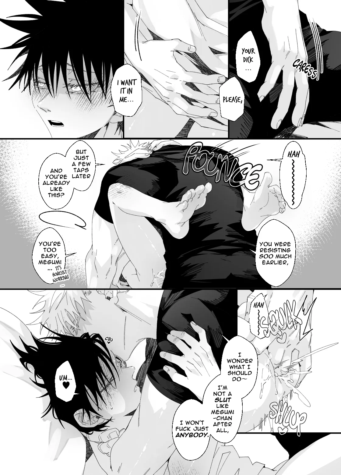 He loves me, loves me not? page 40 featuring satoru gojo jujutsu kaisen parody - spanking uncensored hentai manga - read online free