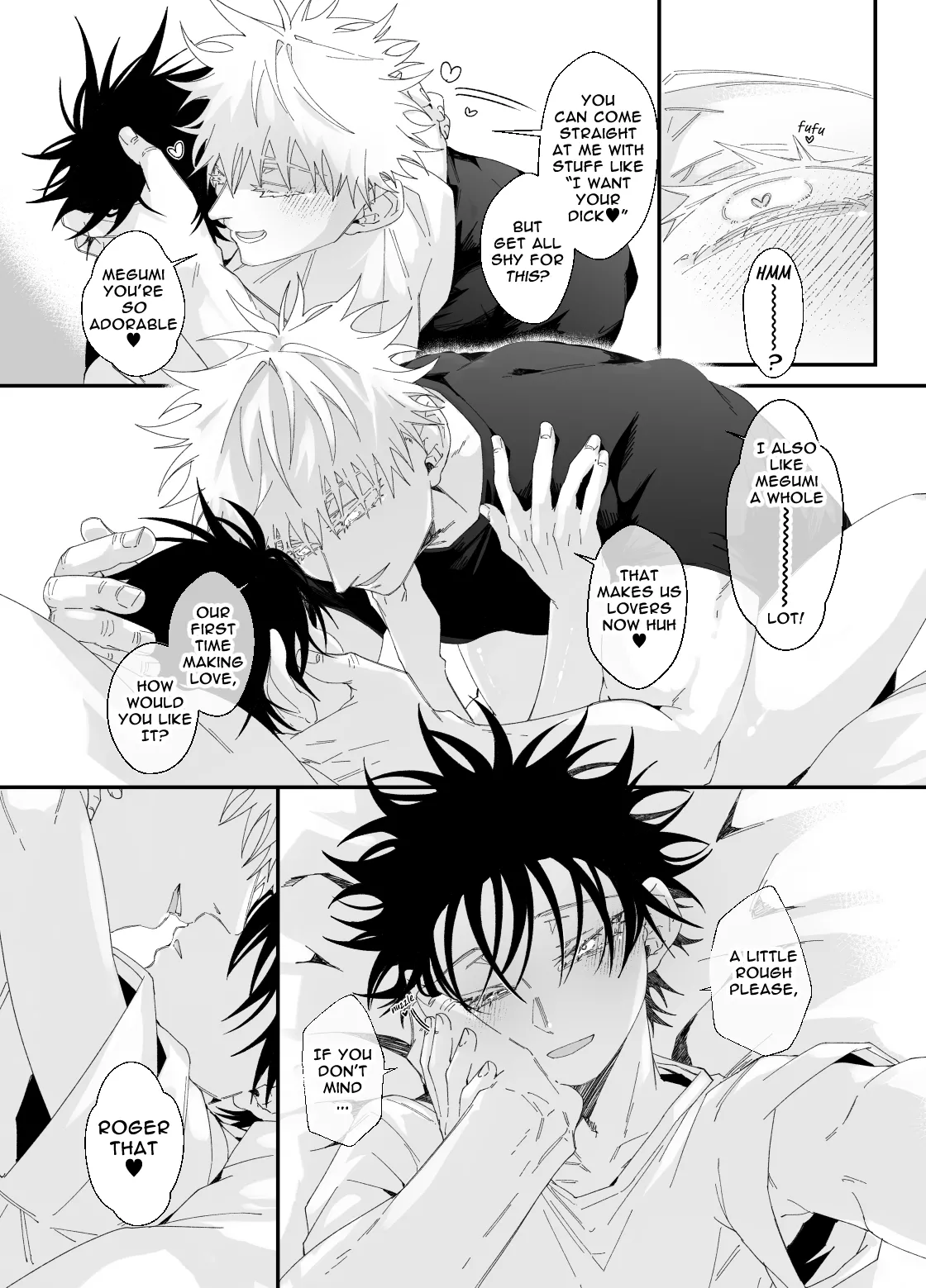 He loves me, loves me not? page 42 featuring satoru gojo jujutsu kaisen parody - spanking uncensored hentai manga - read online free