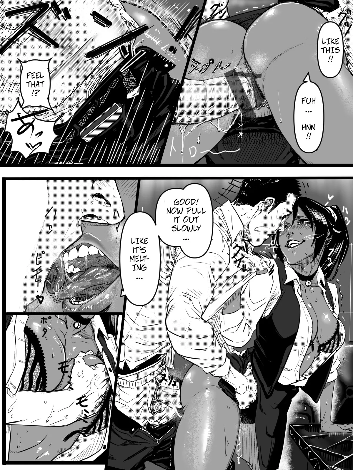 Cleanup page 13 featuring yoruichi shihoin bleach parody - kissing nakadashi hentai manga - read online free