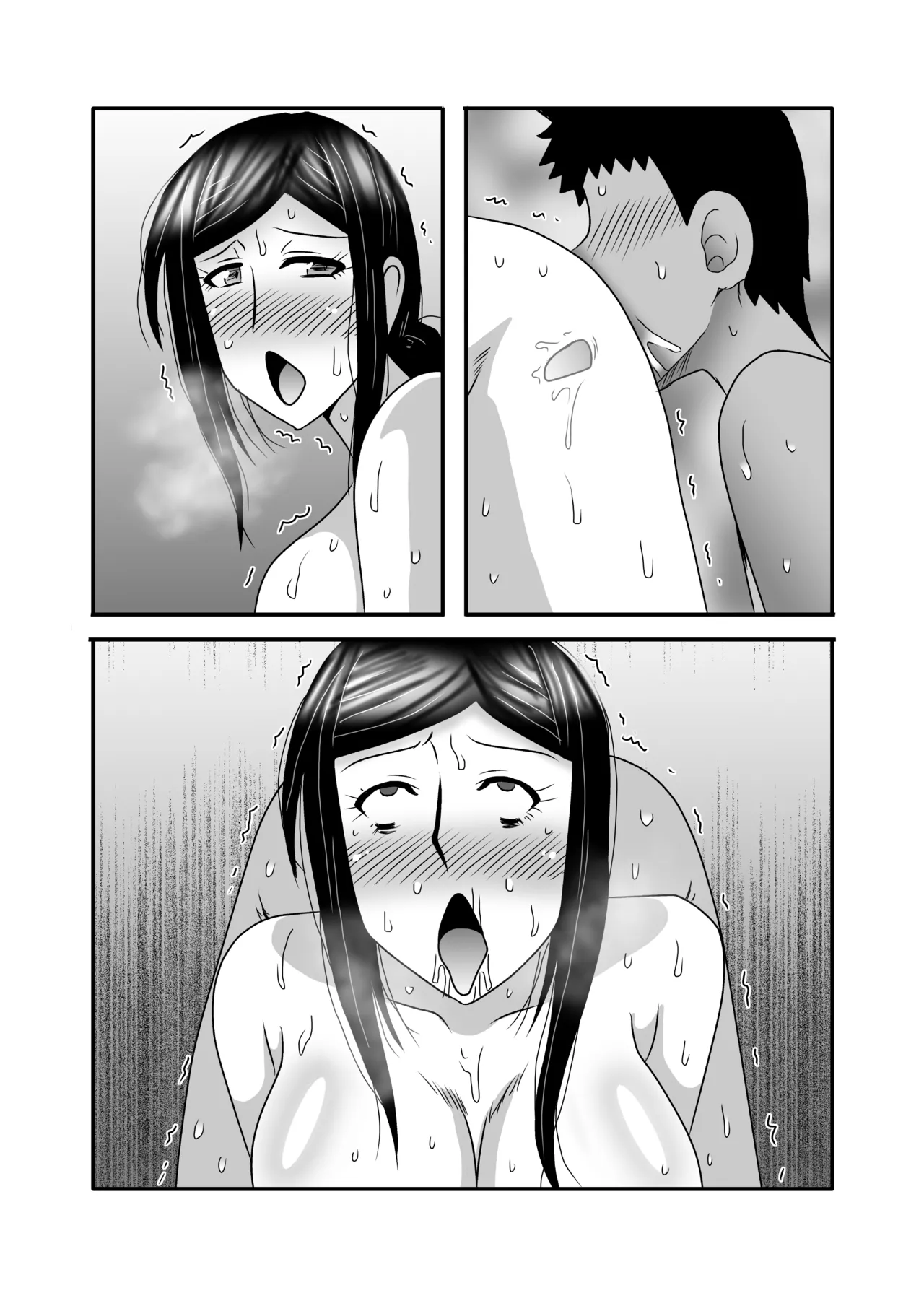 Yasashikute Kyonyuu no Okaa-san ga Musuko Chinpo de Baka ni Nacchau Hanashi 3 page 107 original parody - milf big breasts hentai manga - read online free