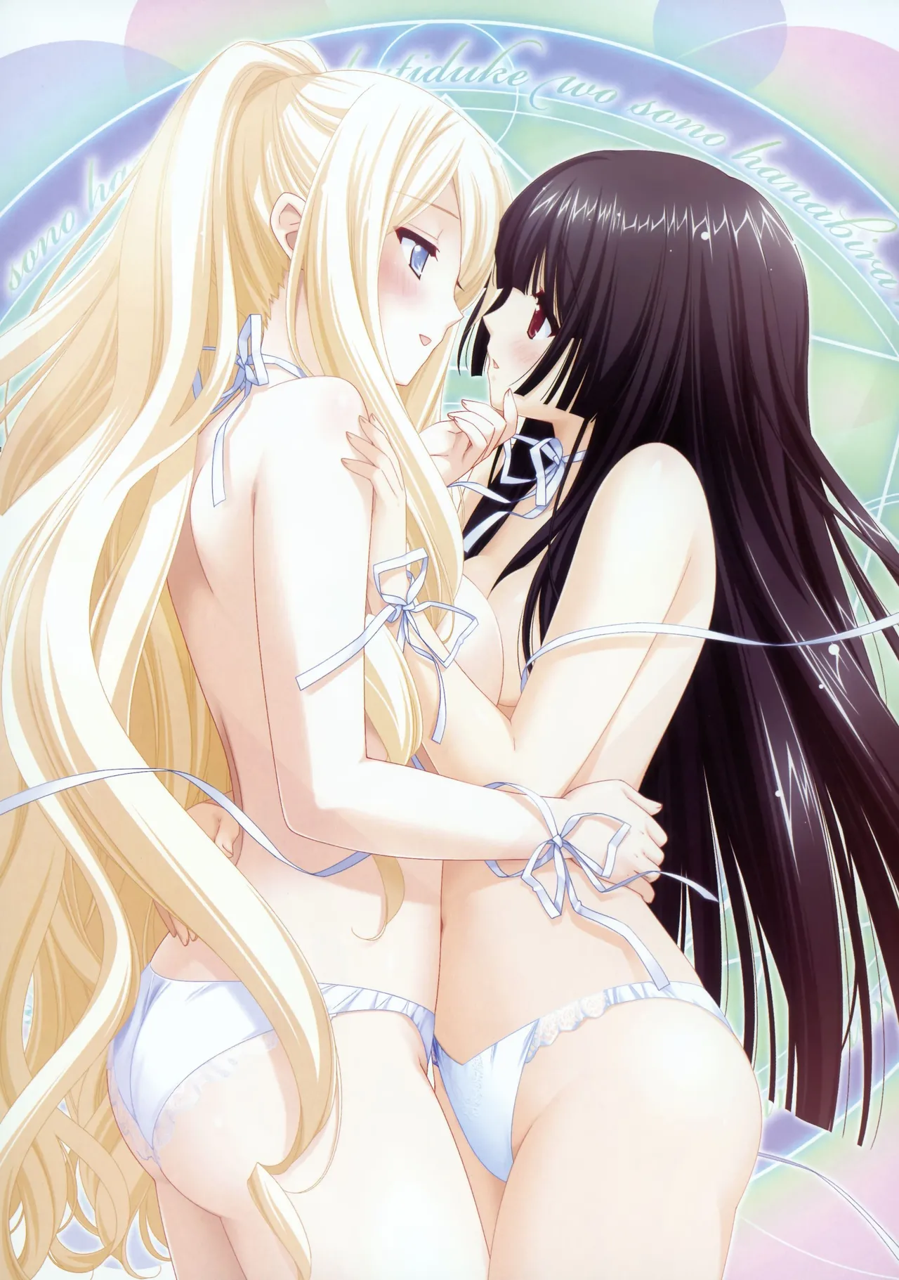 Sono Hanabira ni Kuchizuke wo - Artworks page 56 featuring mai sawaguchi sono hanabira ni kuchizuke o parody - females only yuri hentai manga - read online free
